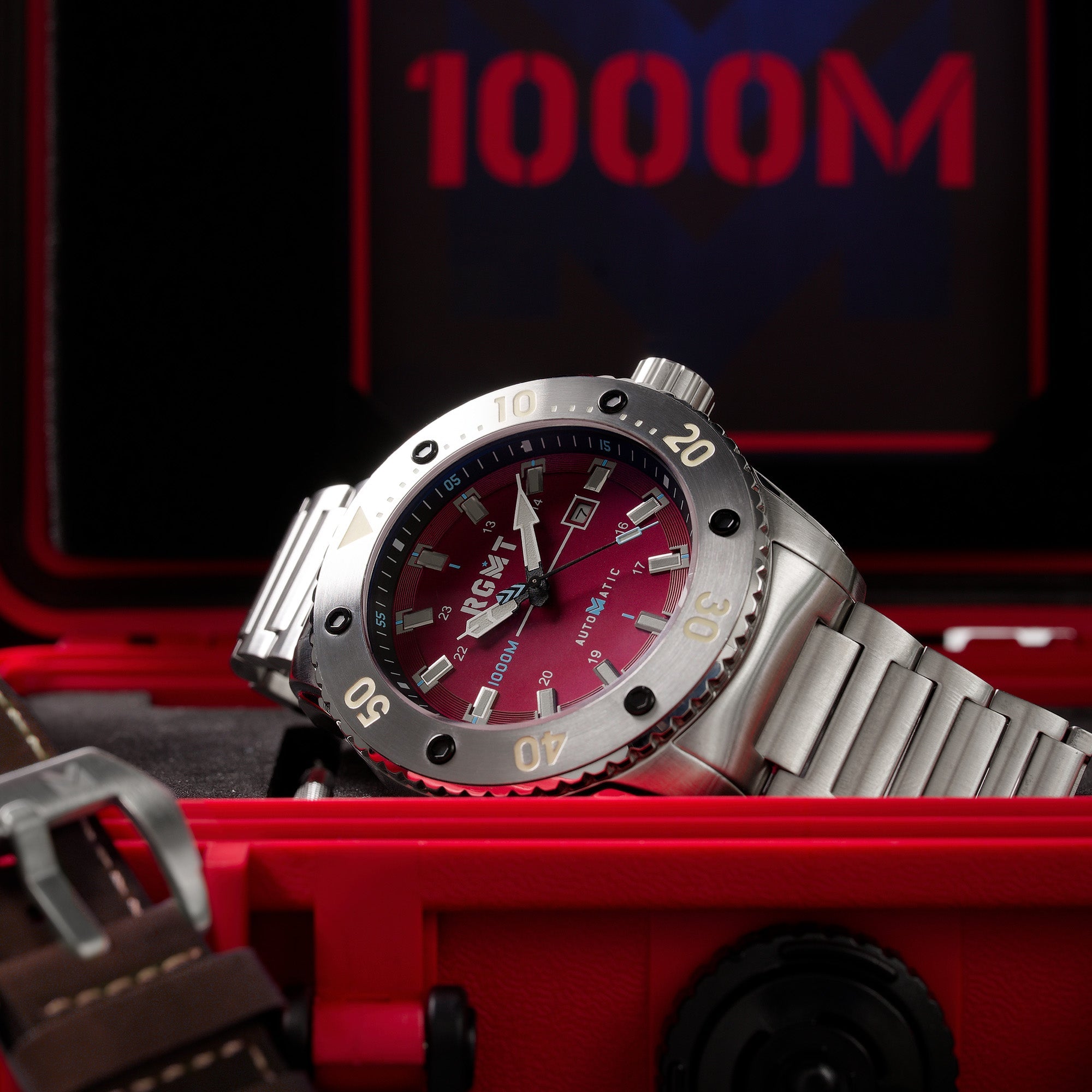 RGMT RGMT All-Brite Automatic Men's Surge Red Watch RG-8056-33