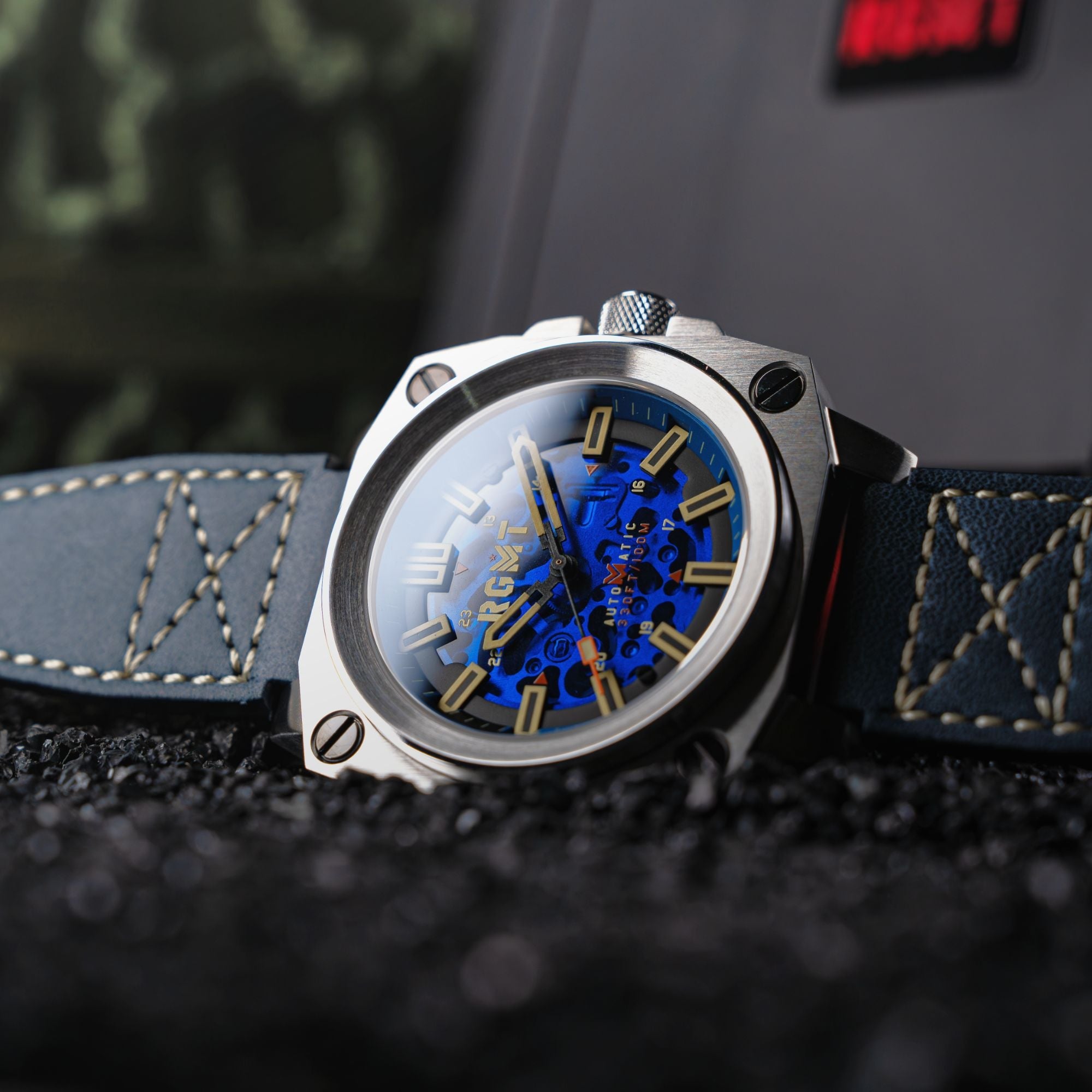 RGMT RGMT Altimeter Skeleton Automatic Admiral Blue Watch RG-8064-01