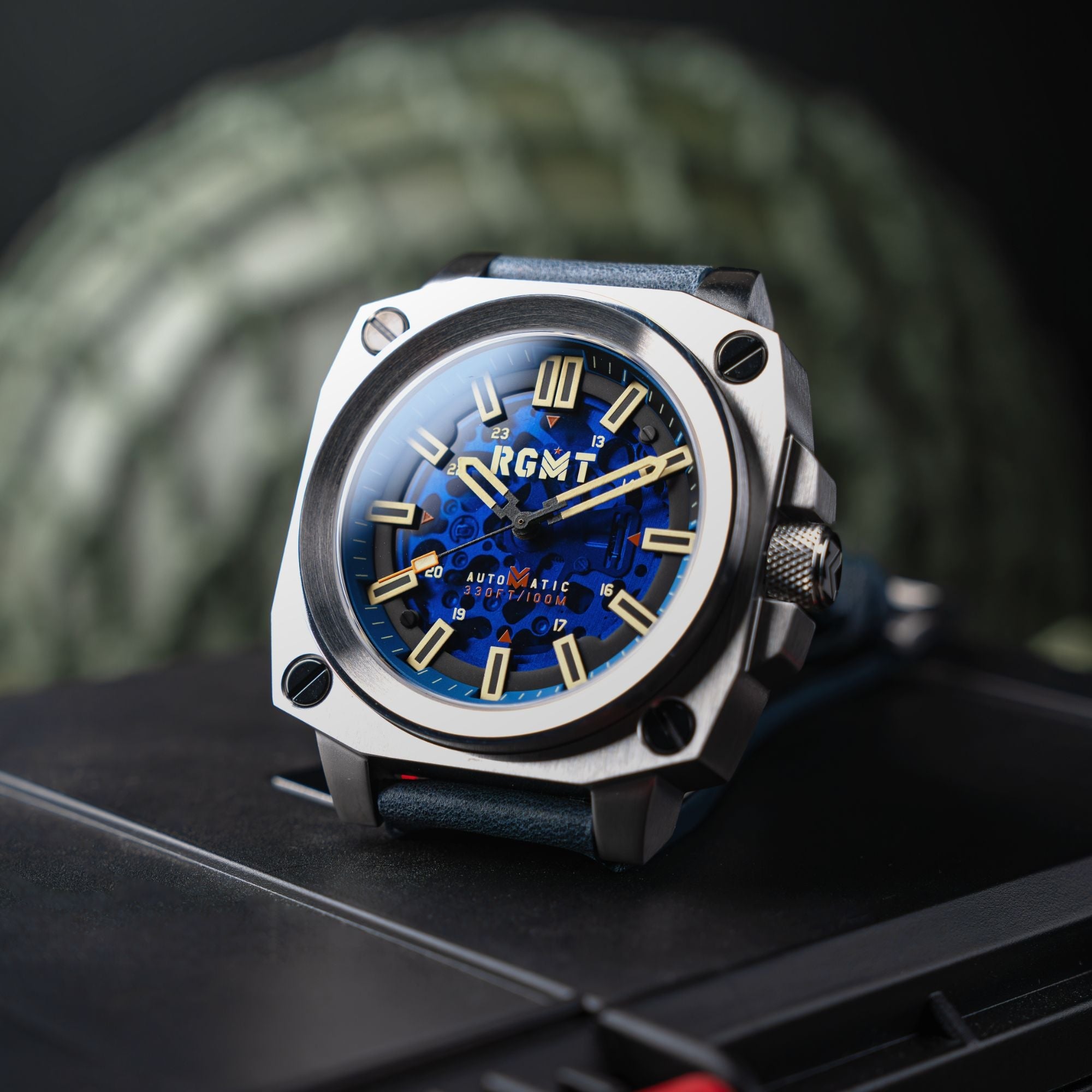 RGMT RGMT Altimeter Skeleton Automatic Admiral Blue Watch RG-8064-01