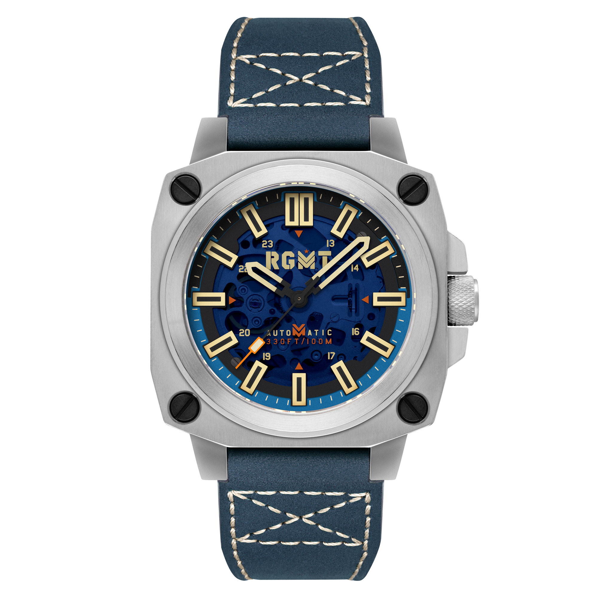 RGMT RGMT Altimeter Skeleton Automatic Admiral Blue Watch RG-8064-01