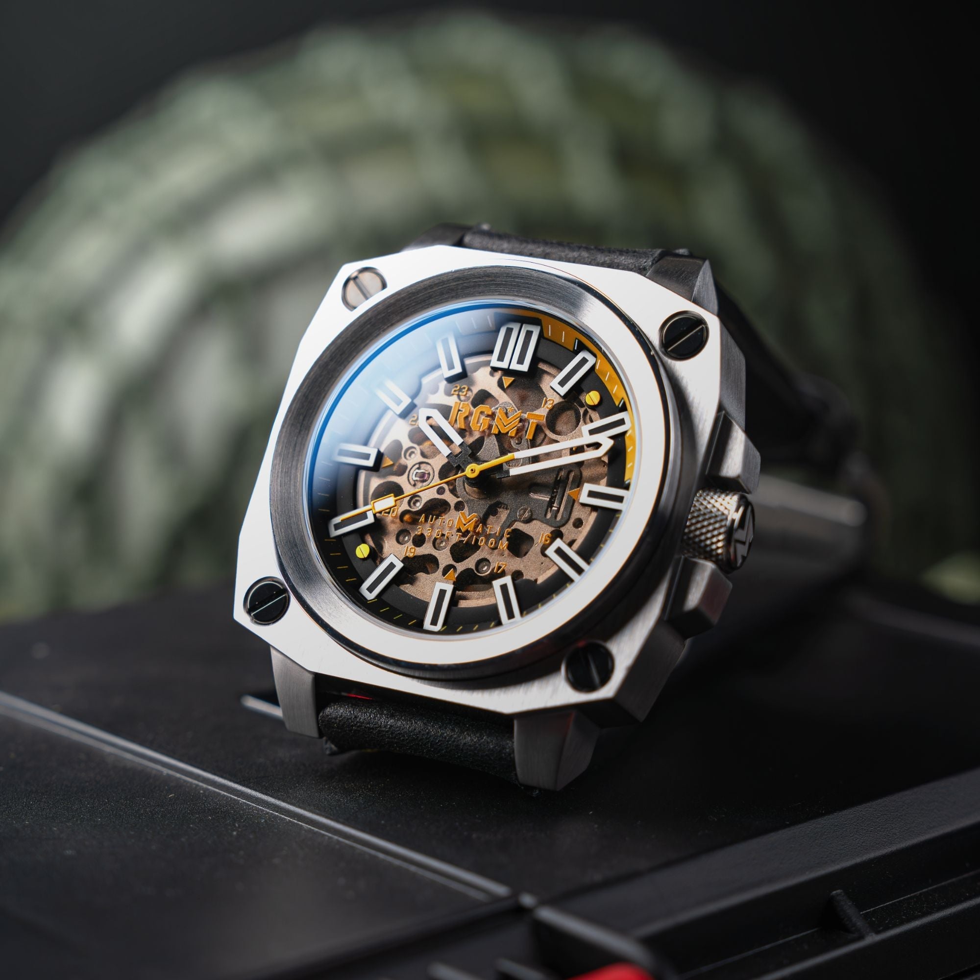 RGMT RGMT Altimeter Skeleton Automatic Ops Yellow Watch RG-8064-03