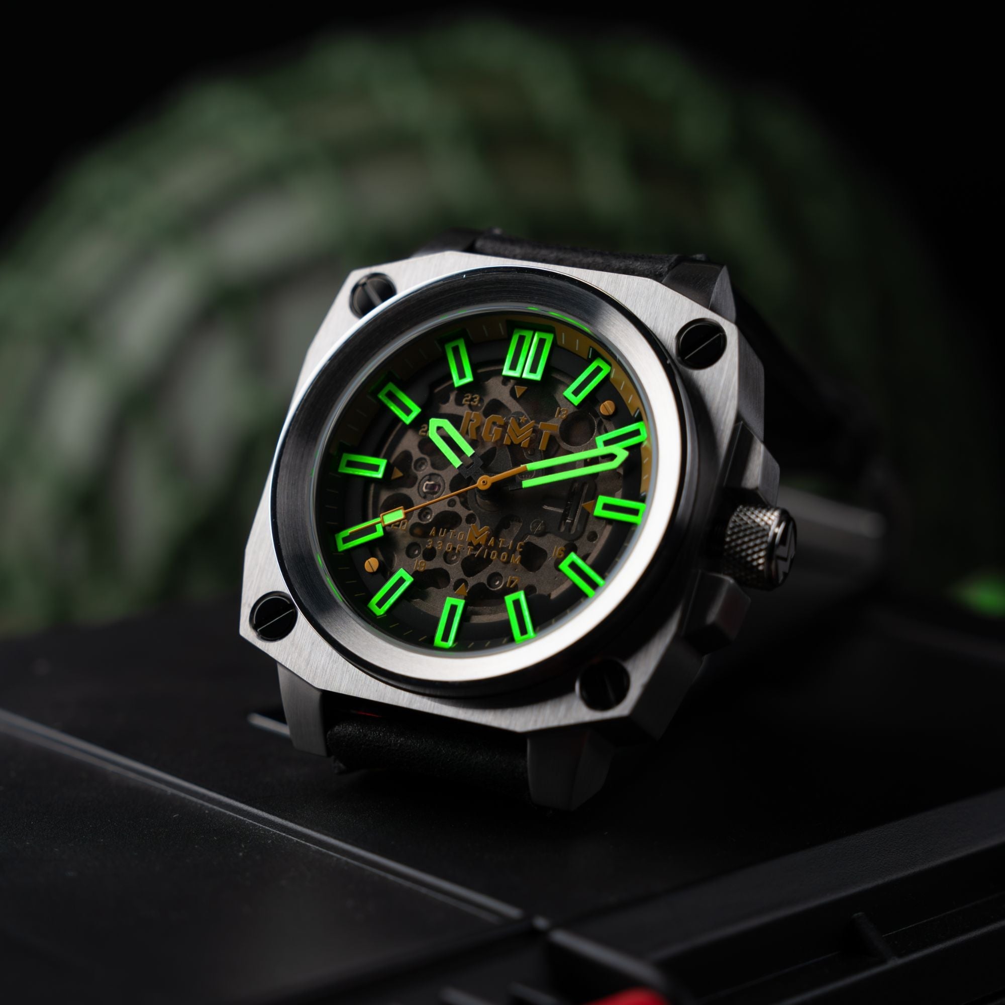 RGMT RGMT Altimeter Skeleton Automatic Ops Yellow Watch RG-8064-03