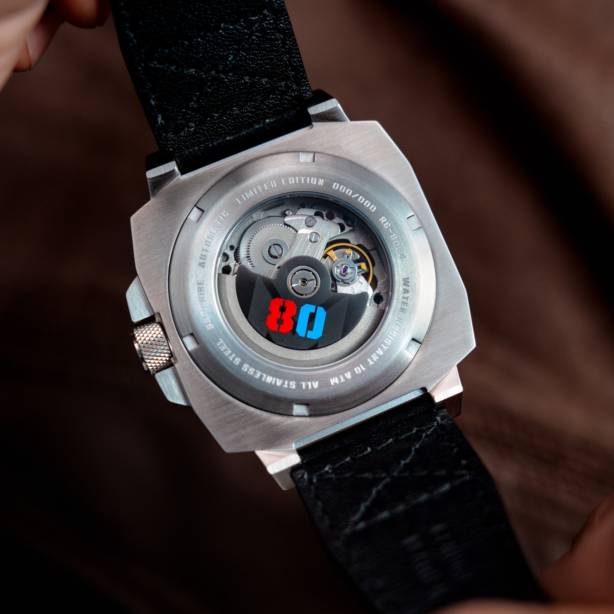 RGMT RGMT Altimeter Skeleton Automatic VE-Day 80TH Limiited Edition Freedom Black Men's Watch RG-8064-07