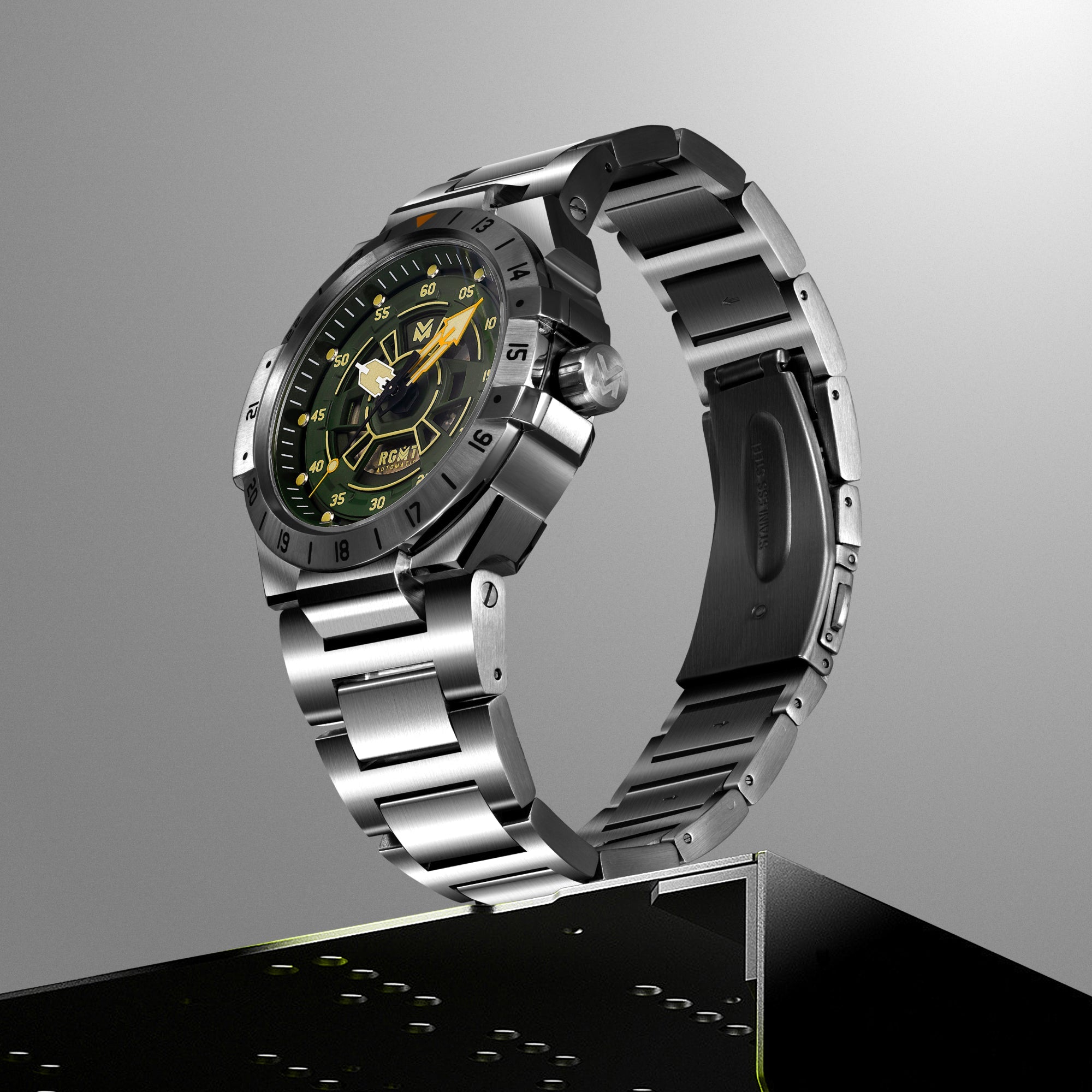 RGMT RGMT Himars Automatic Jungle Green Men's Watch RG-8065-33