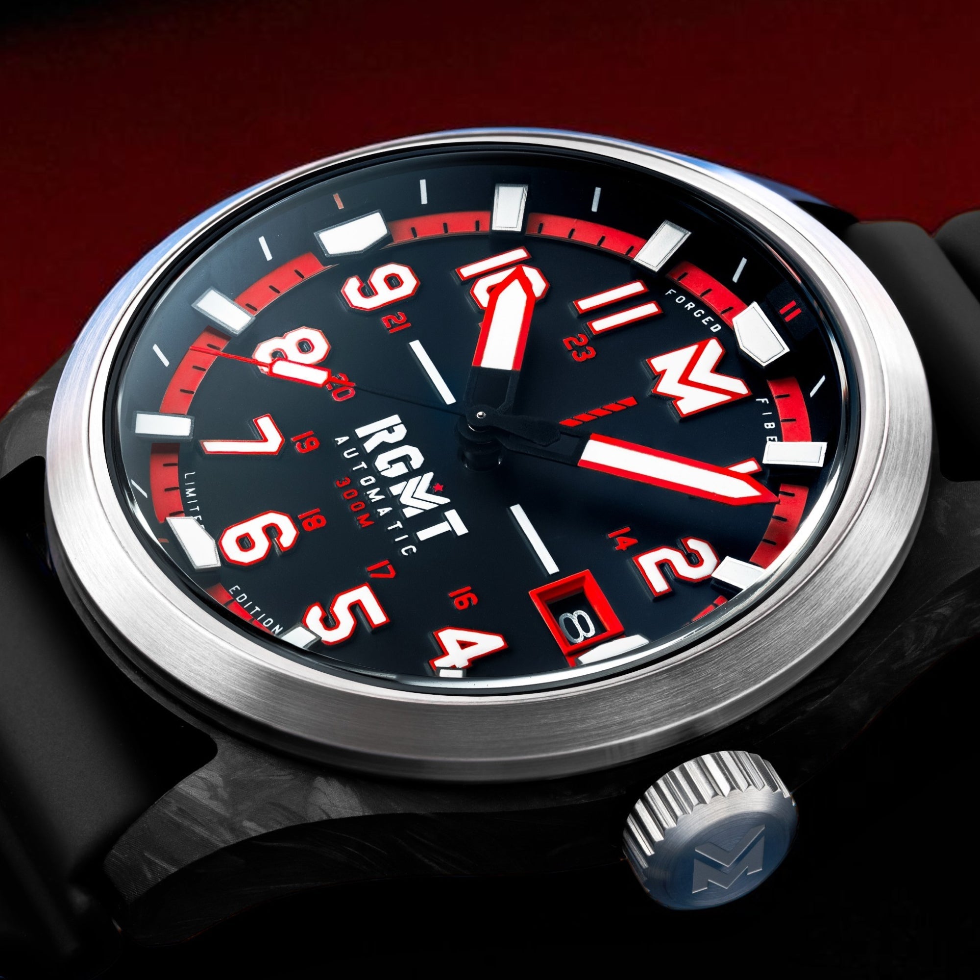 RGMT RGMT Defender Automatic Limited Edition Tactical Black Men's Watch RG-8069-01