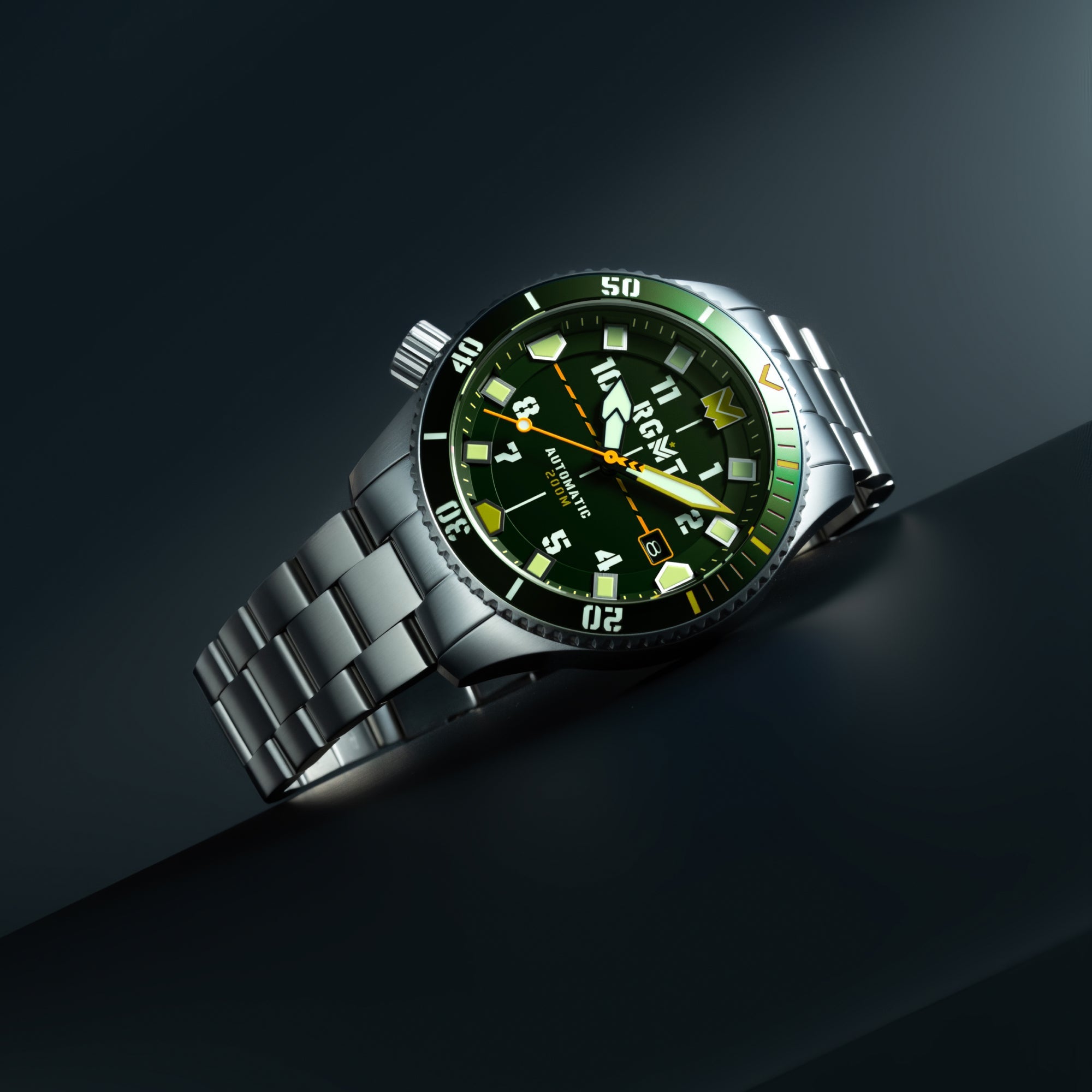 RGMT RGMT Recon Diver Automatic Deep Green Men's Watch RG-8075-33