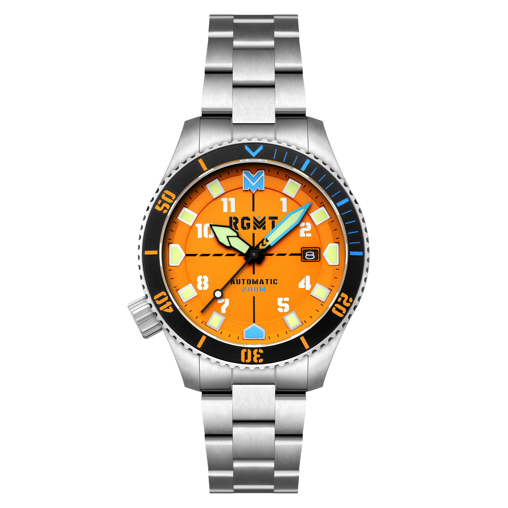 RGMT RGMT Recon Diver Automatic Orange Men's Watch RG-8075-55