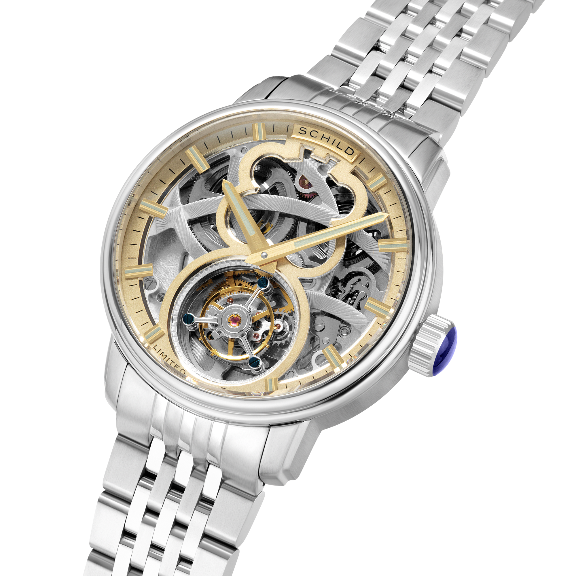 SCHILD Schild Maximillian Tourbillon Limited Edition Morning Gold Men's Watch SC-1002-44