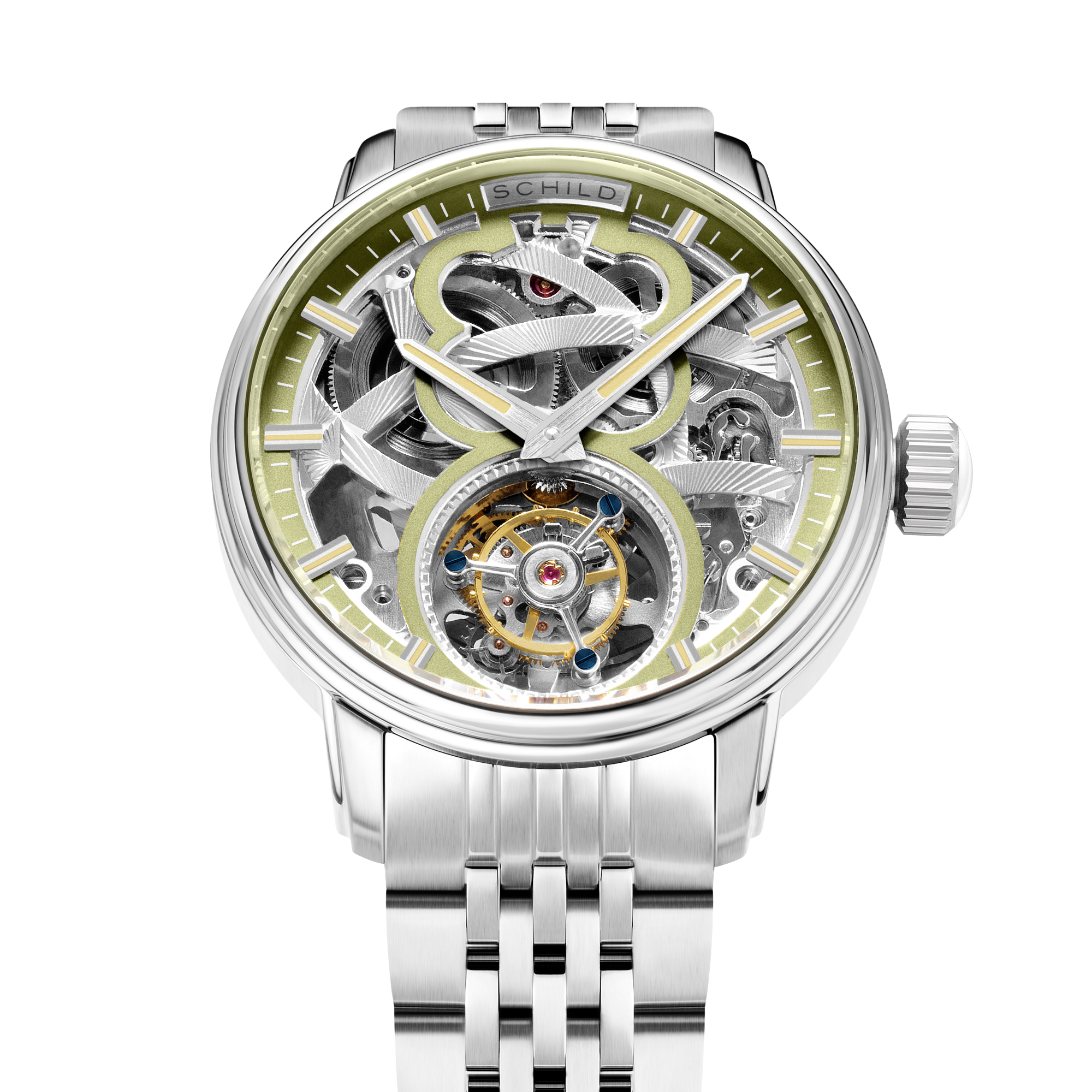 SCHILD Schild Maximillian Tourbillon Limited Edition Avocado Men's Watch SC-1002-99