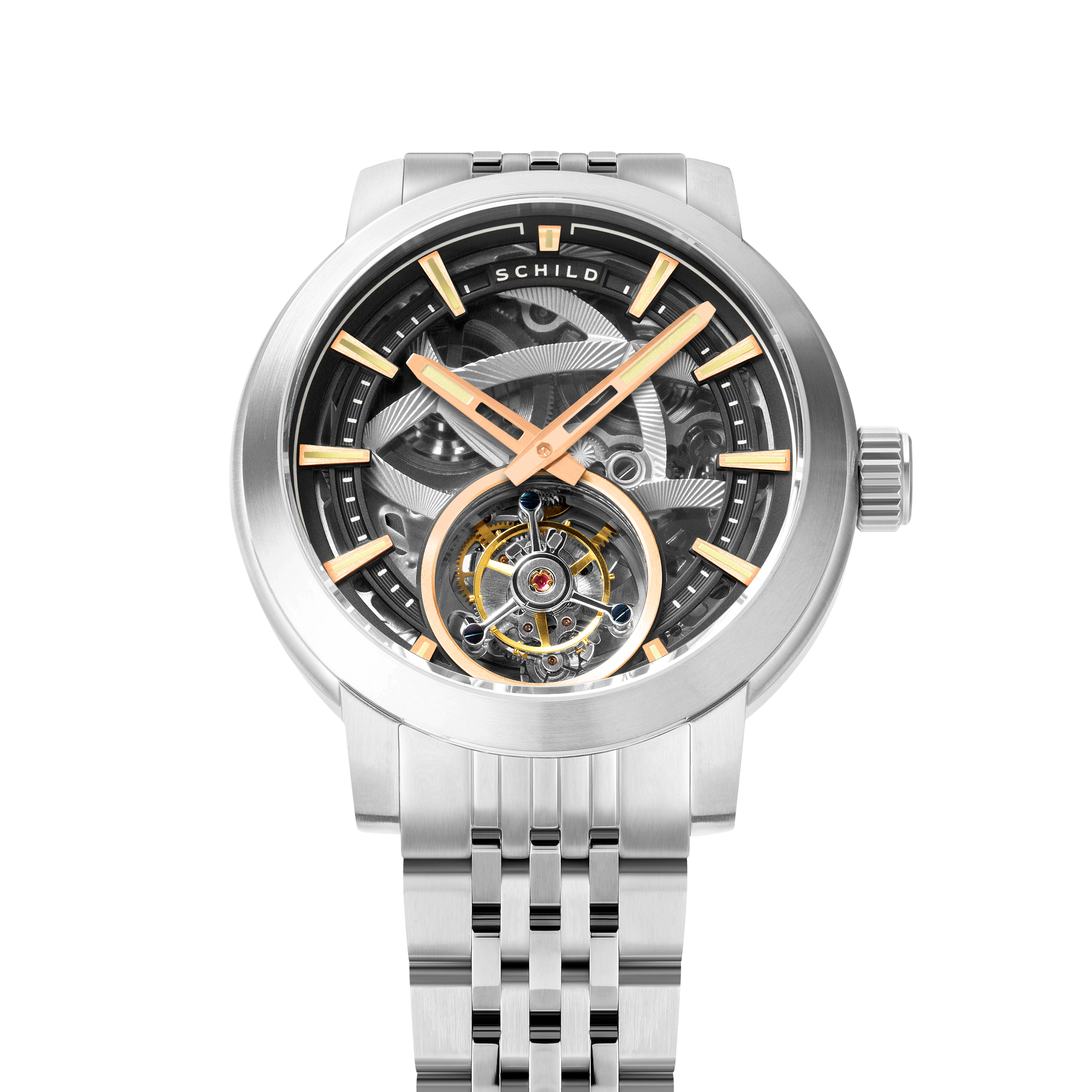 Schild Heinrich Tourbillon Limited Edition Noir Gold Men's Watch SC-1006-BB