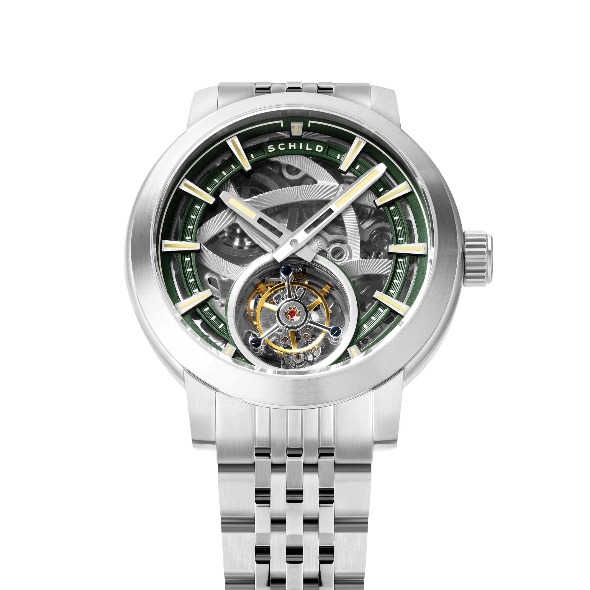 Schild Heinrich Tourbillon Limited Edition Emerald Mist Men's Watch SC-1006-EE