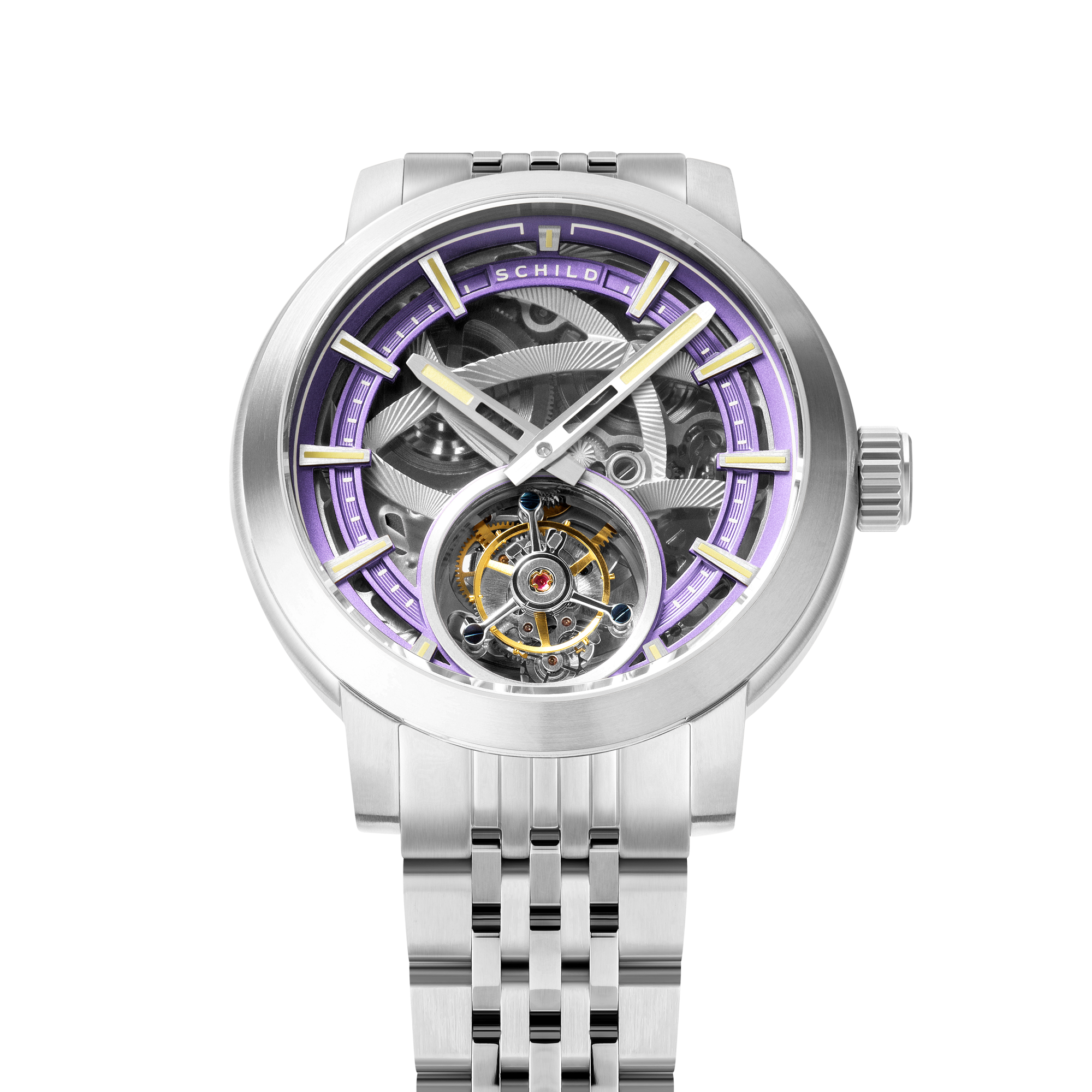 Schild Heinrich Tourbillon Limited Edition Violet Ash Men's Watch SC-1006-FF