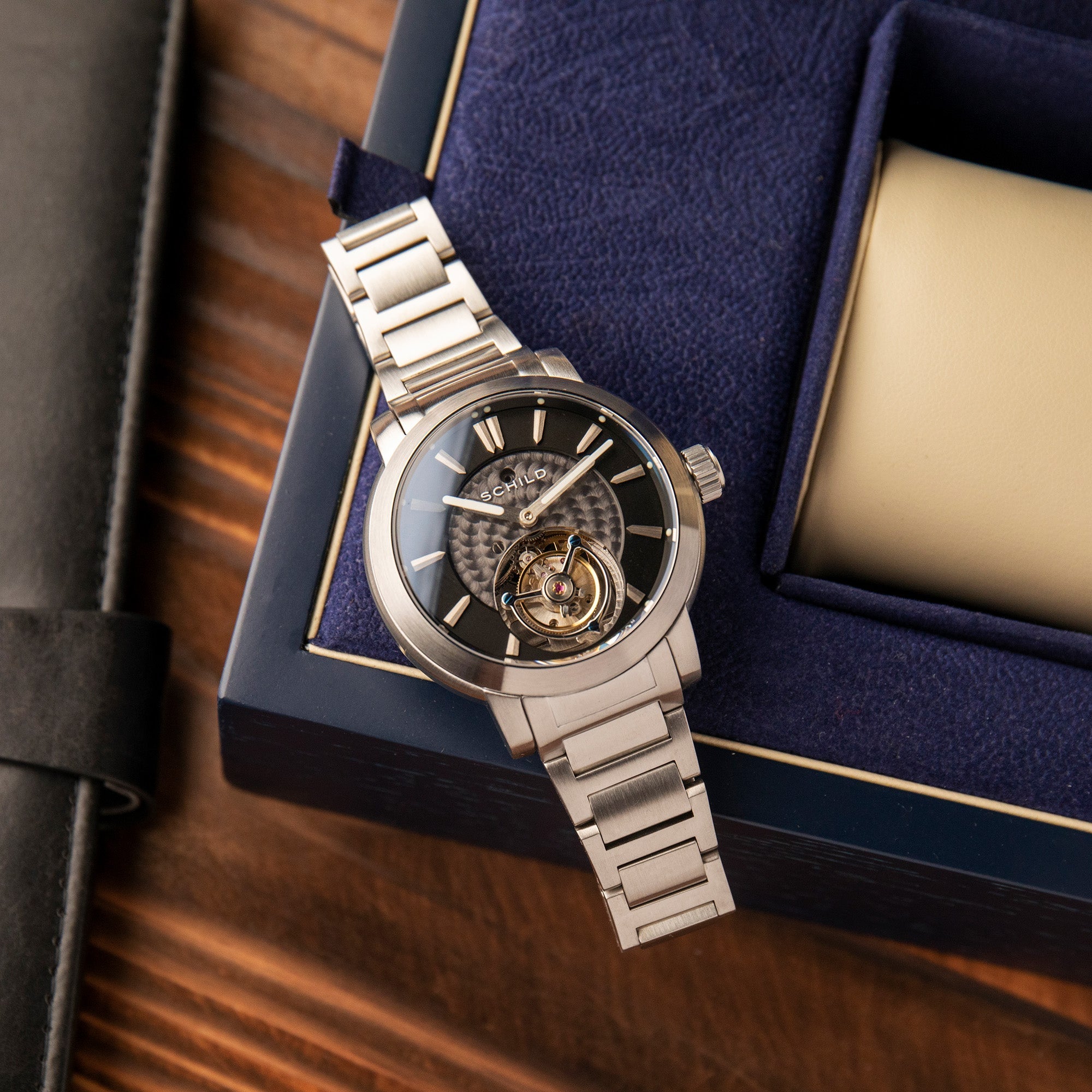 SCHILD Schild Freidrich Tourbillon Deep Storm Men's Limited Edition Watch SC-1010-11-D (Damaged Packaging)