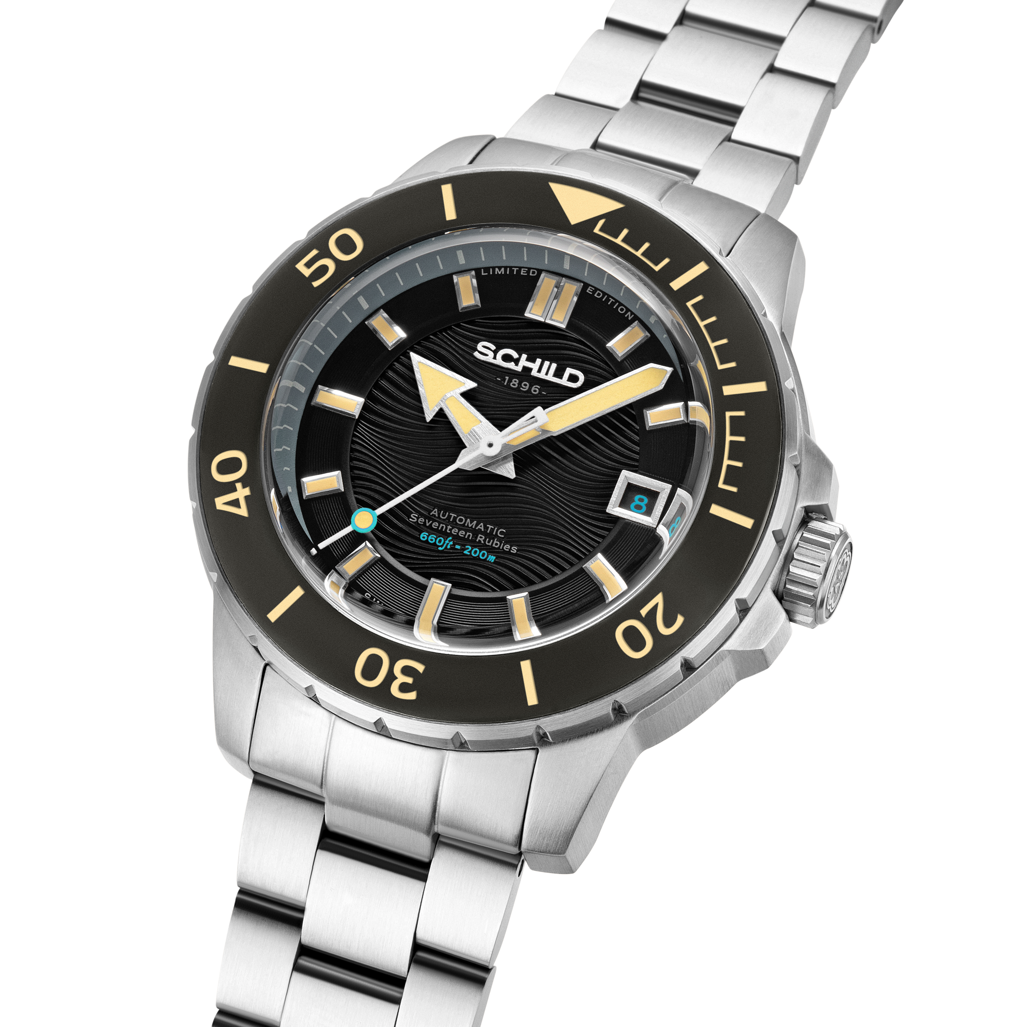 SCHILD Schild Hermann Swiss Automatic Limited Edition Crimson Grey Men's Watch SC-1016-66