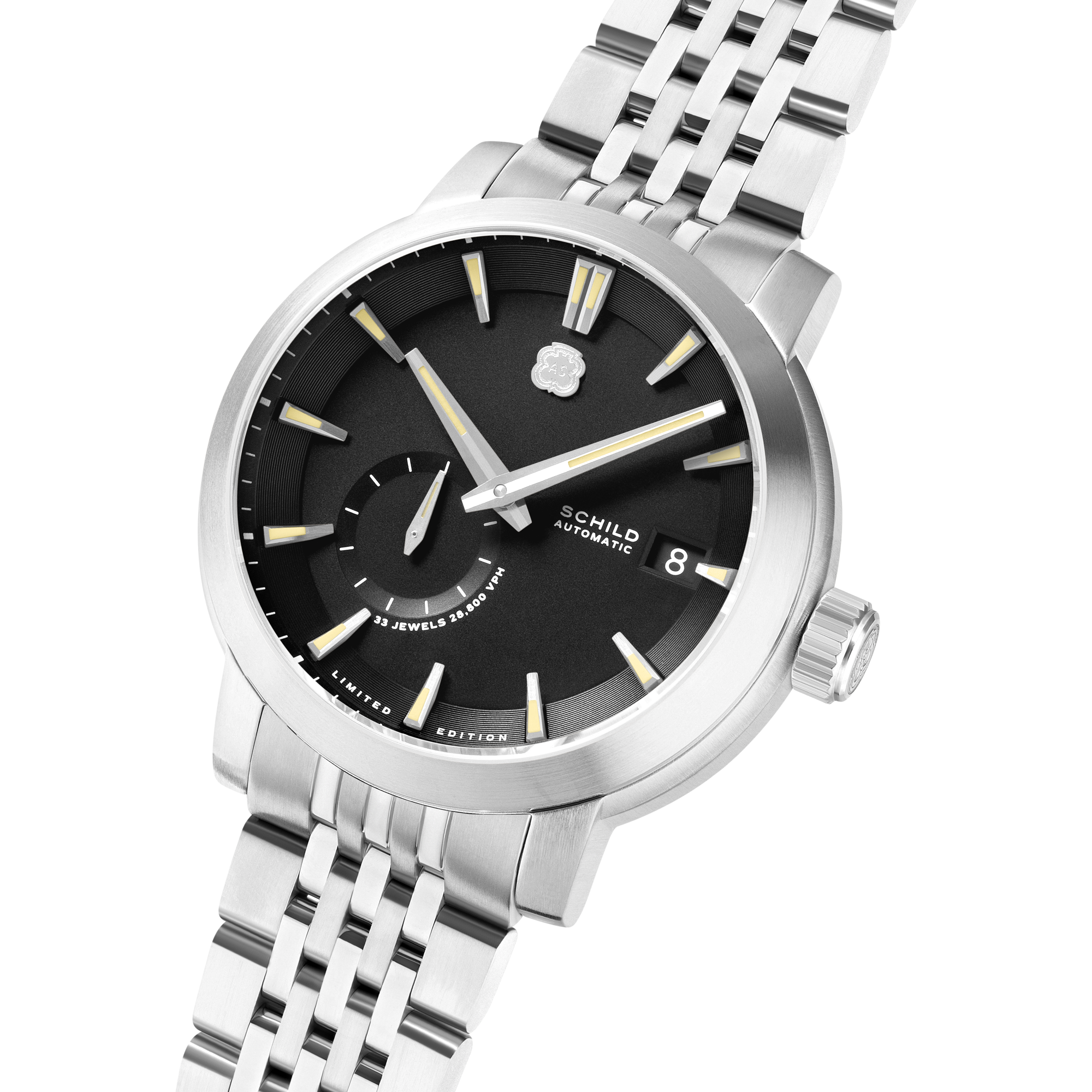 SCHILD Schild Heinrich Micro Rotor Automatic Limited Edition Aura Black Men's Watch SC-1017-11