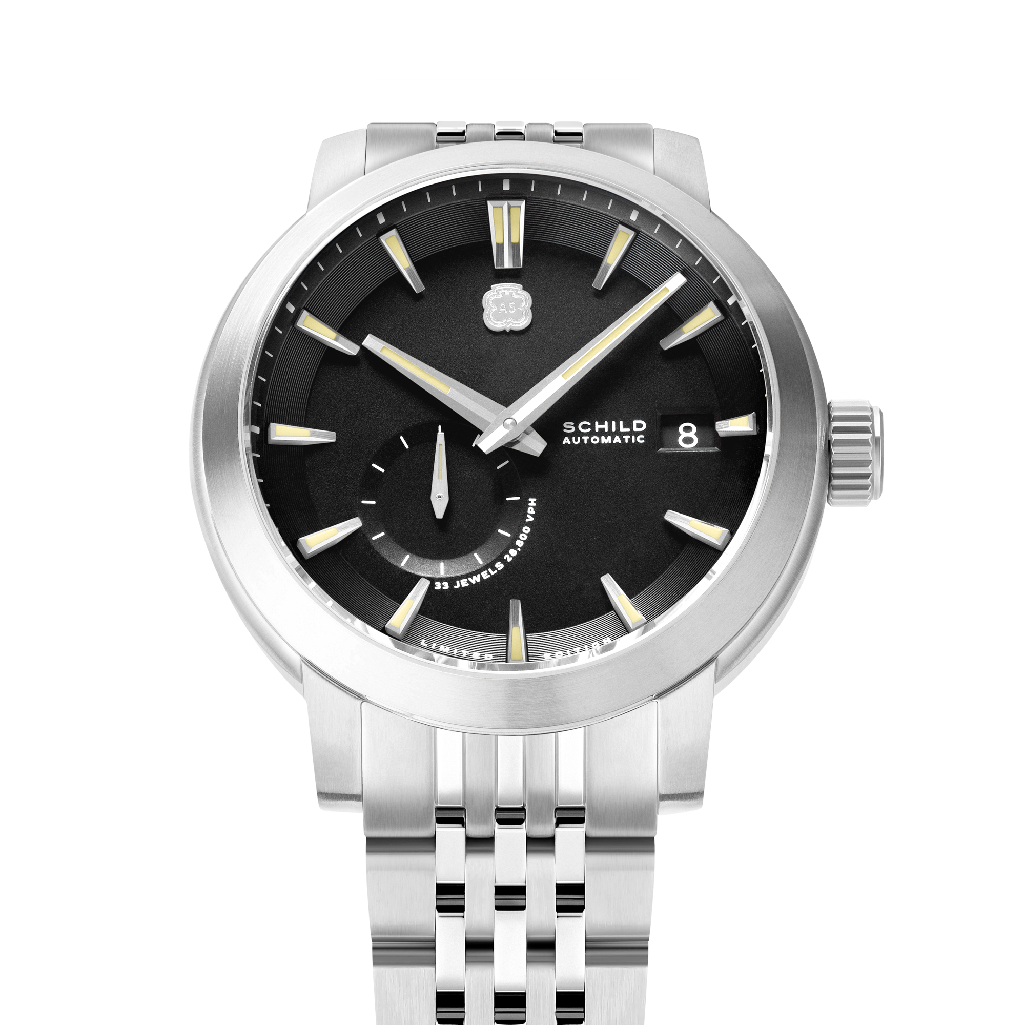 SCHILD Schild Heinrich Micro Rotor Automatic Limited Edition Aura Black Men's Watch SC-1017-11