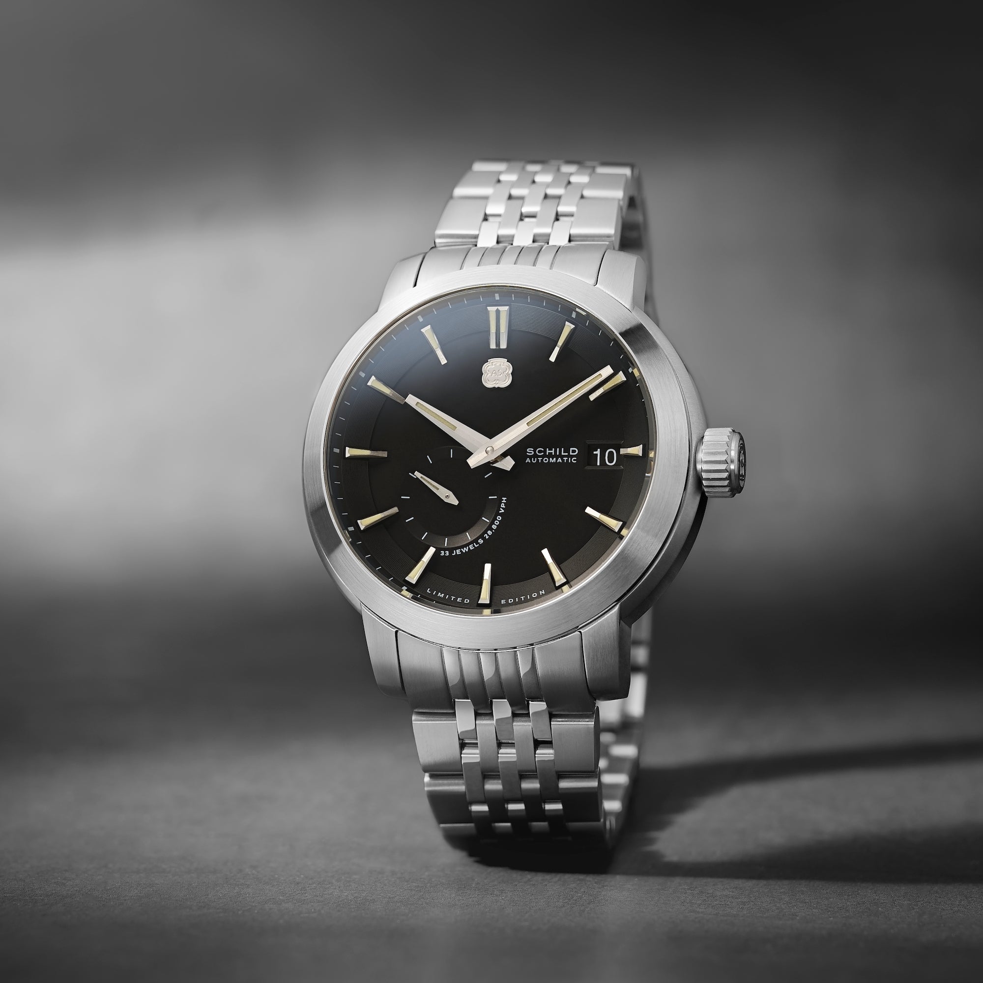 SCHILD Schild Heinrich Micro Rotor Automatic Limited Edition Aura Black Men's Watch SC-1017-11