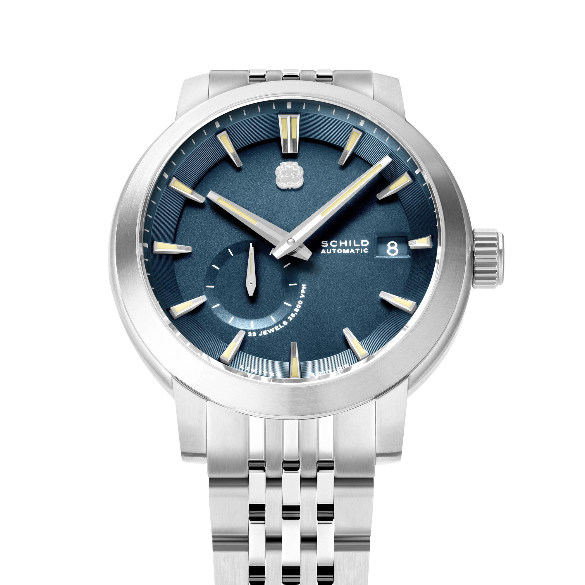 SCHILD Schild Heinrich Micro Rotor Automatic Limited Edition Midnight Blue Men's Watch SC-1017-22