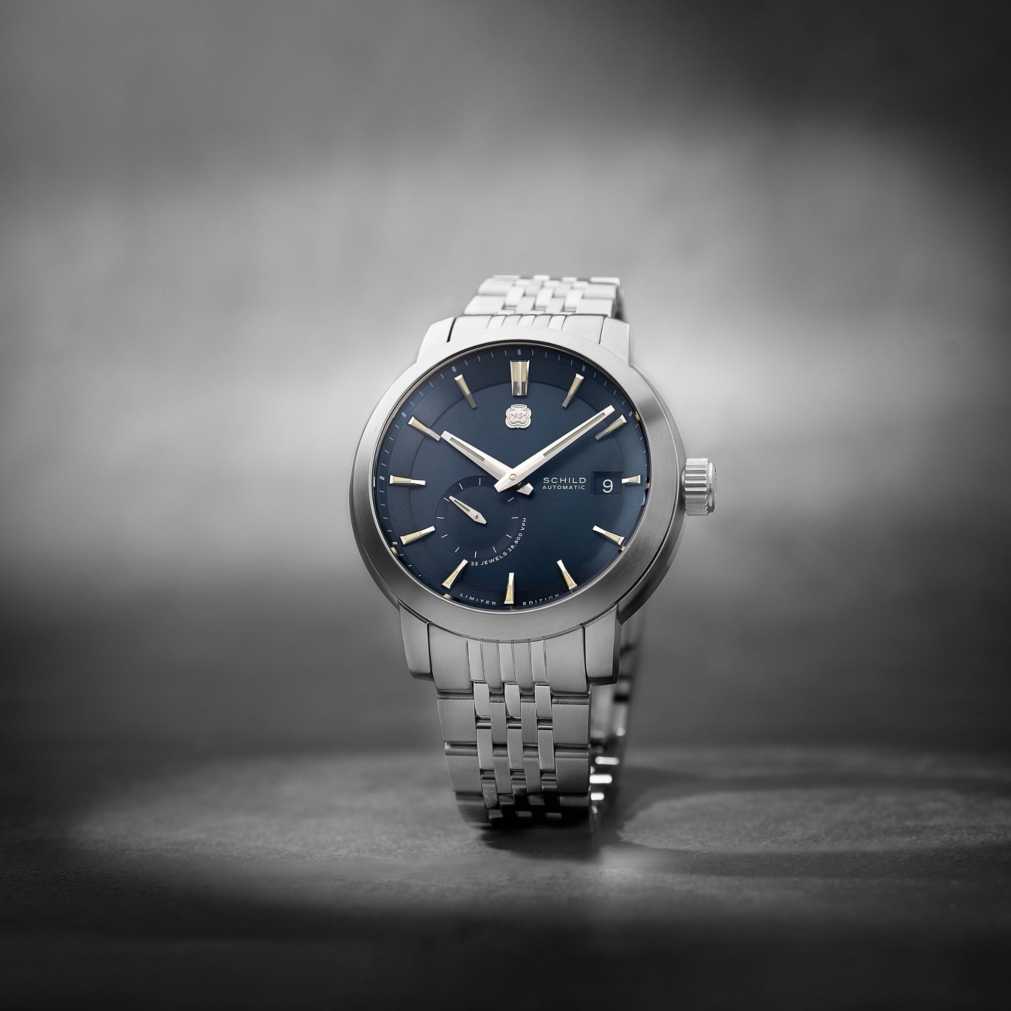 SCHILD Schild Heinrich Micro Rotor Automatic Limited Edition Midnight Blue Men's Watch SC-1017-22