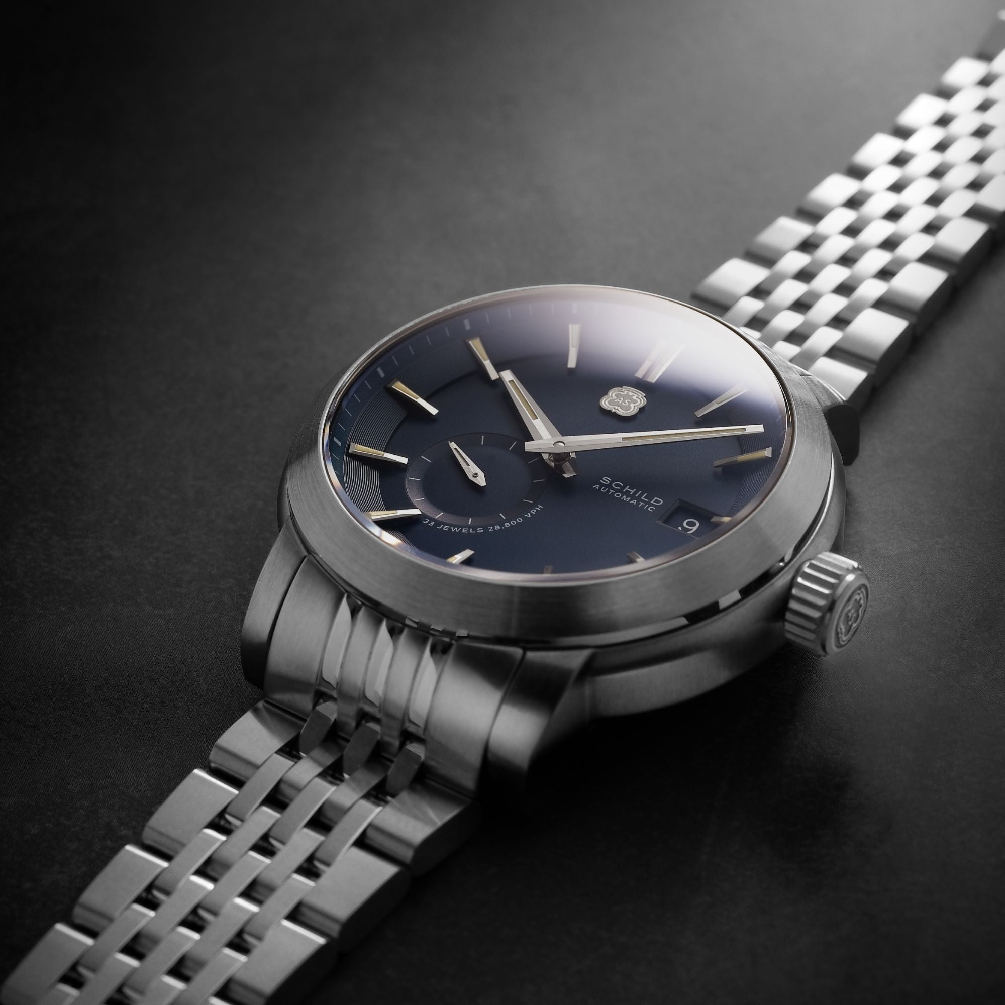 SCHILD Schild Heinrich Micro Rotor Automatic Limited Edition Midnight Blue Men's Watch SC-1017-22