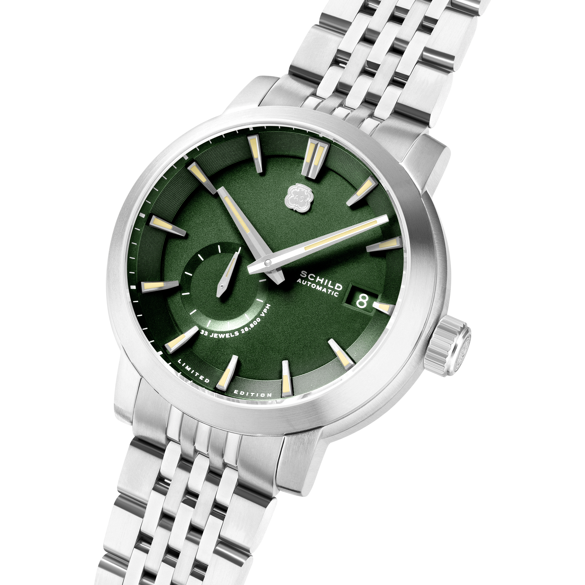 SCHILD Schild Heinrich Micro Rotor Automatic Limited Edition Winter Green Men's Watch SC-1017-44