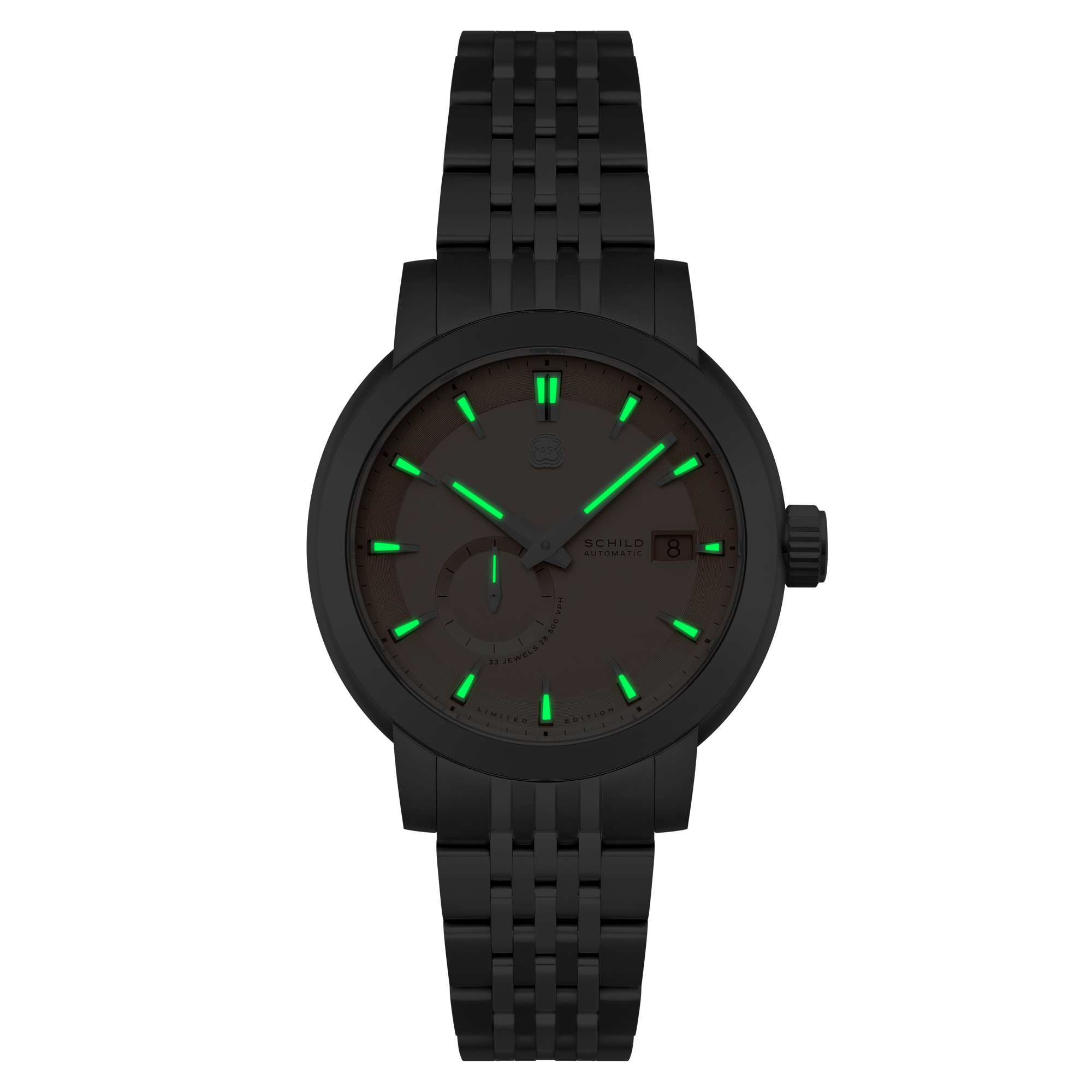 SCHILD Schild Heinrich Micro Rotor Automatic Limited Edition Salmon Men's Watch SC-1017-88