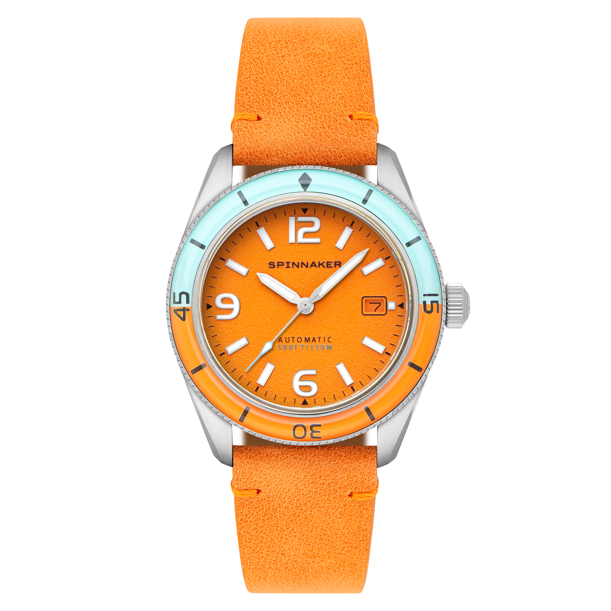 SPINNAKER Spinnaker Fleuss Automatic Exuberant Orange Men's Watch SP-5055-0F