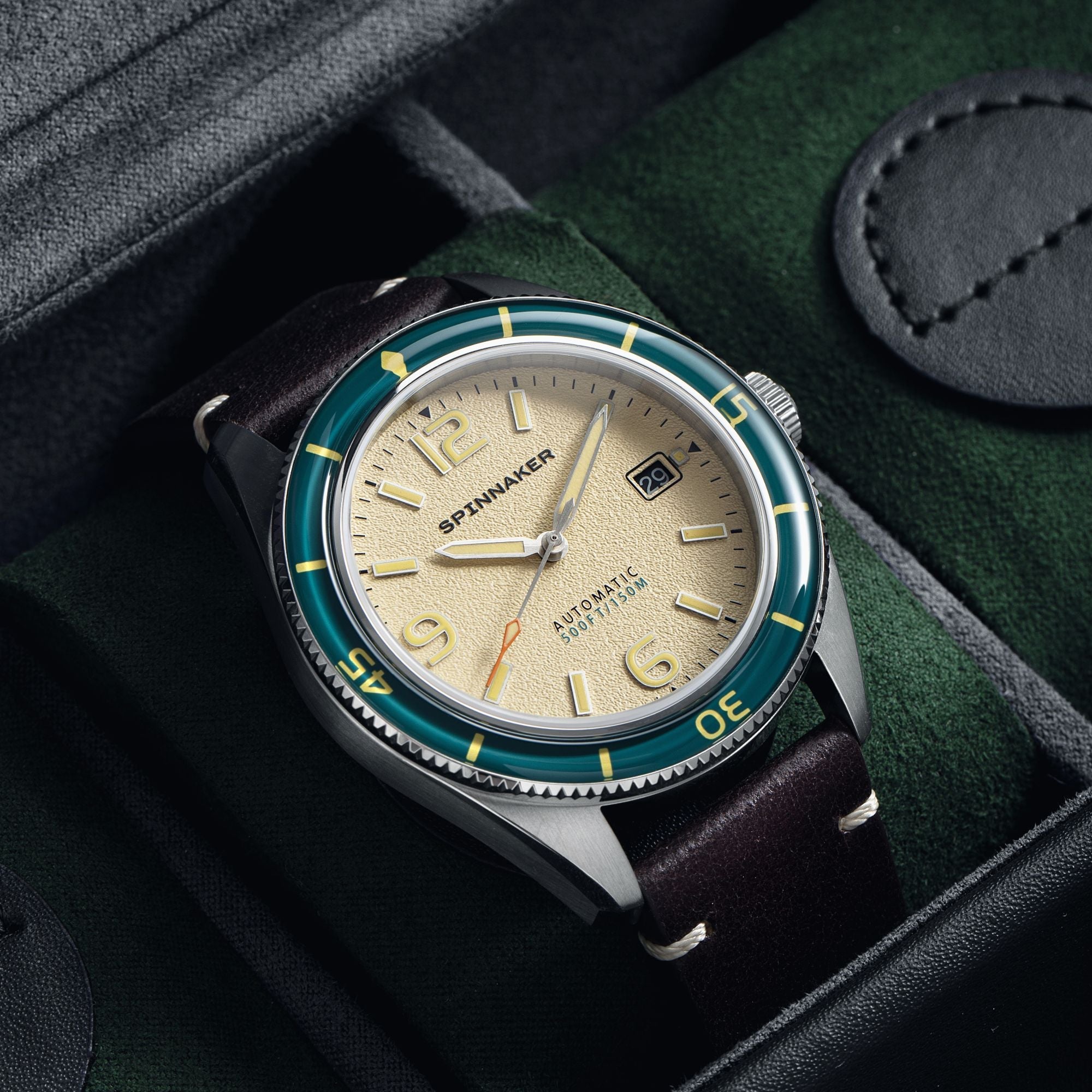 SPINNAKER Spinnaker Fleuss Automatic Sahara Brown Men's Watch SP-5055-0G