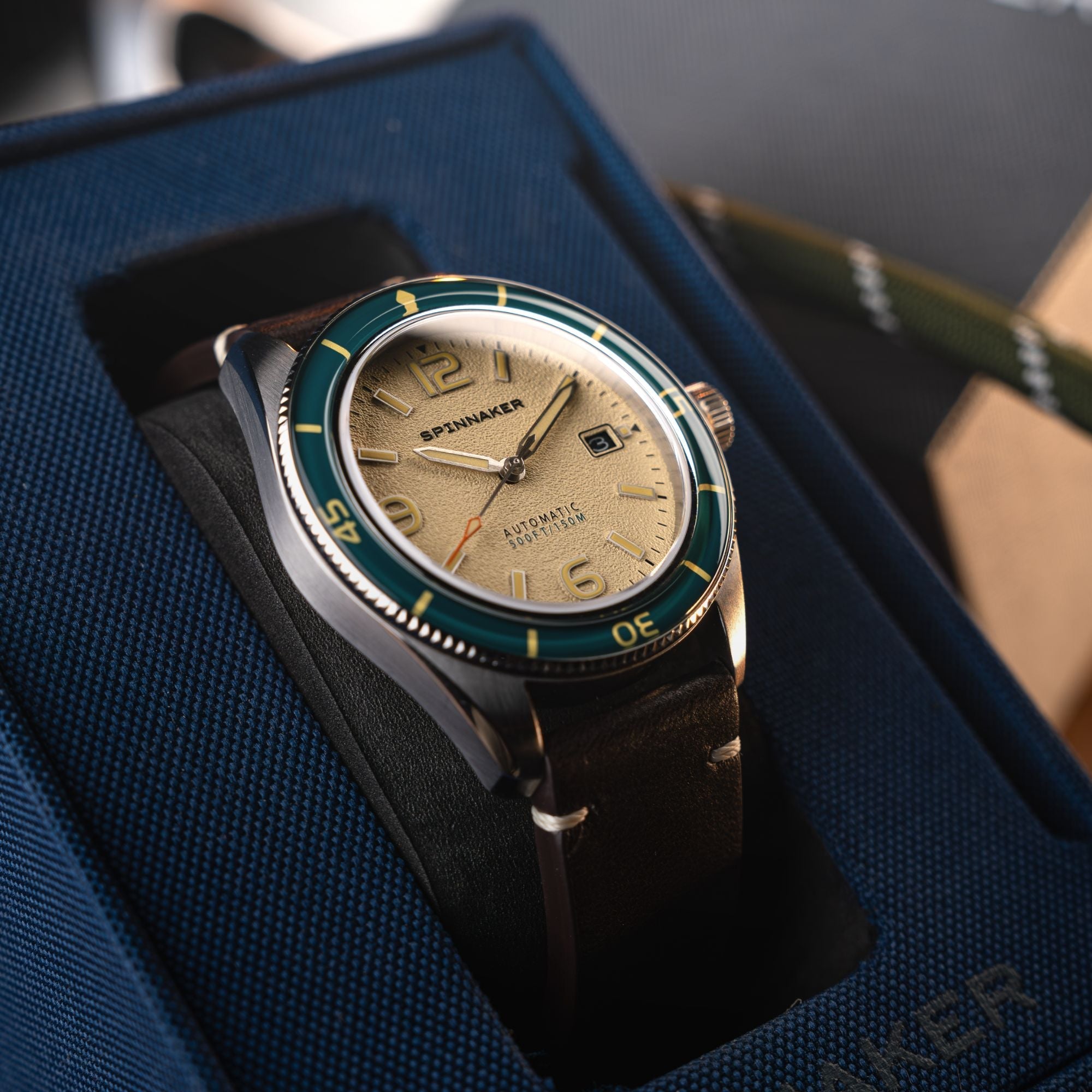 SPINNAKER Spinnaker Fleuss Automatic Sahara Brown Men's Watch SP-5055-0G