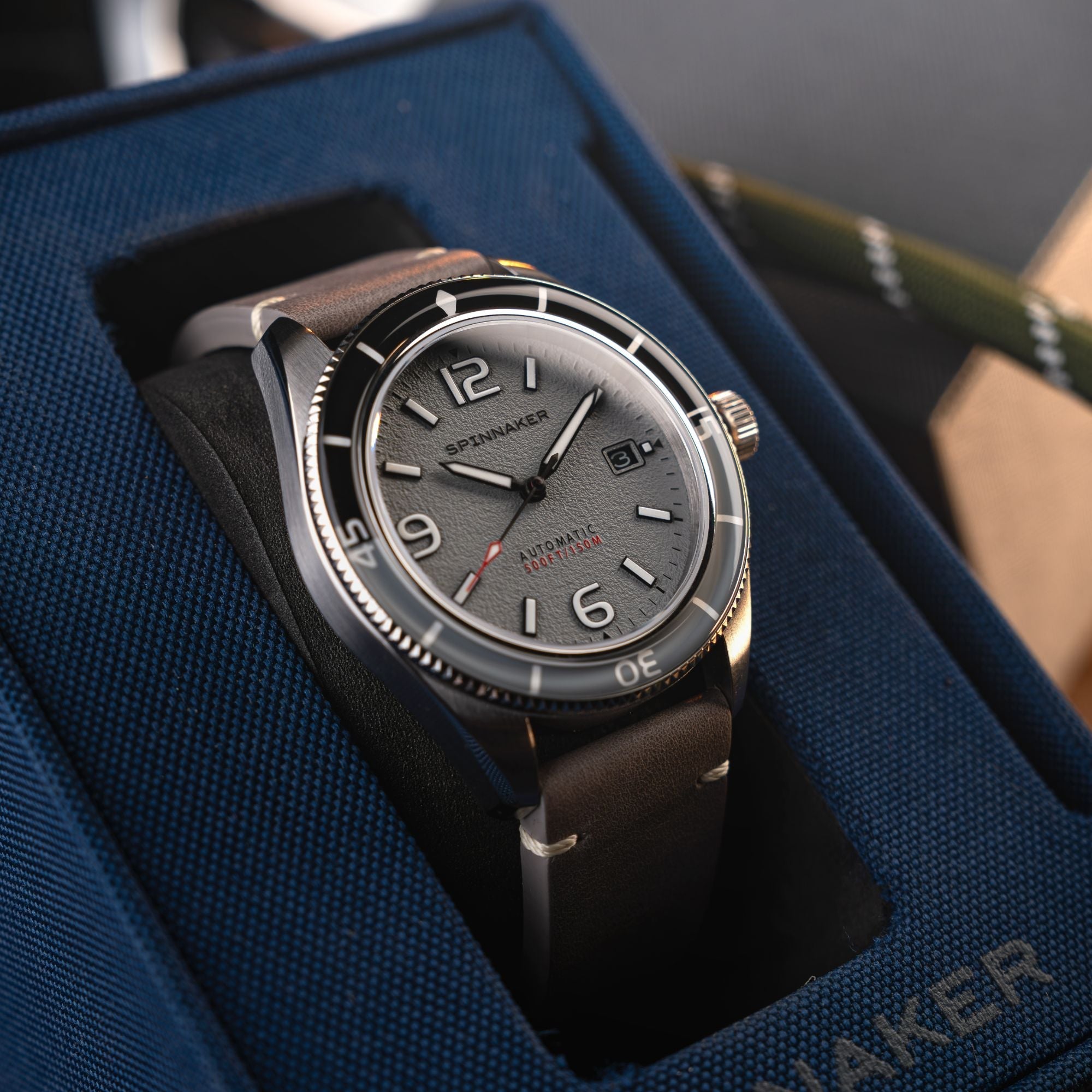 SPINNAKER Spinnaker Fleuss Automatic Ash Grey Men's Watch SP-5055-0H