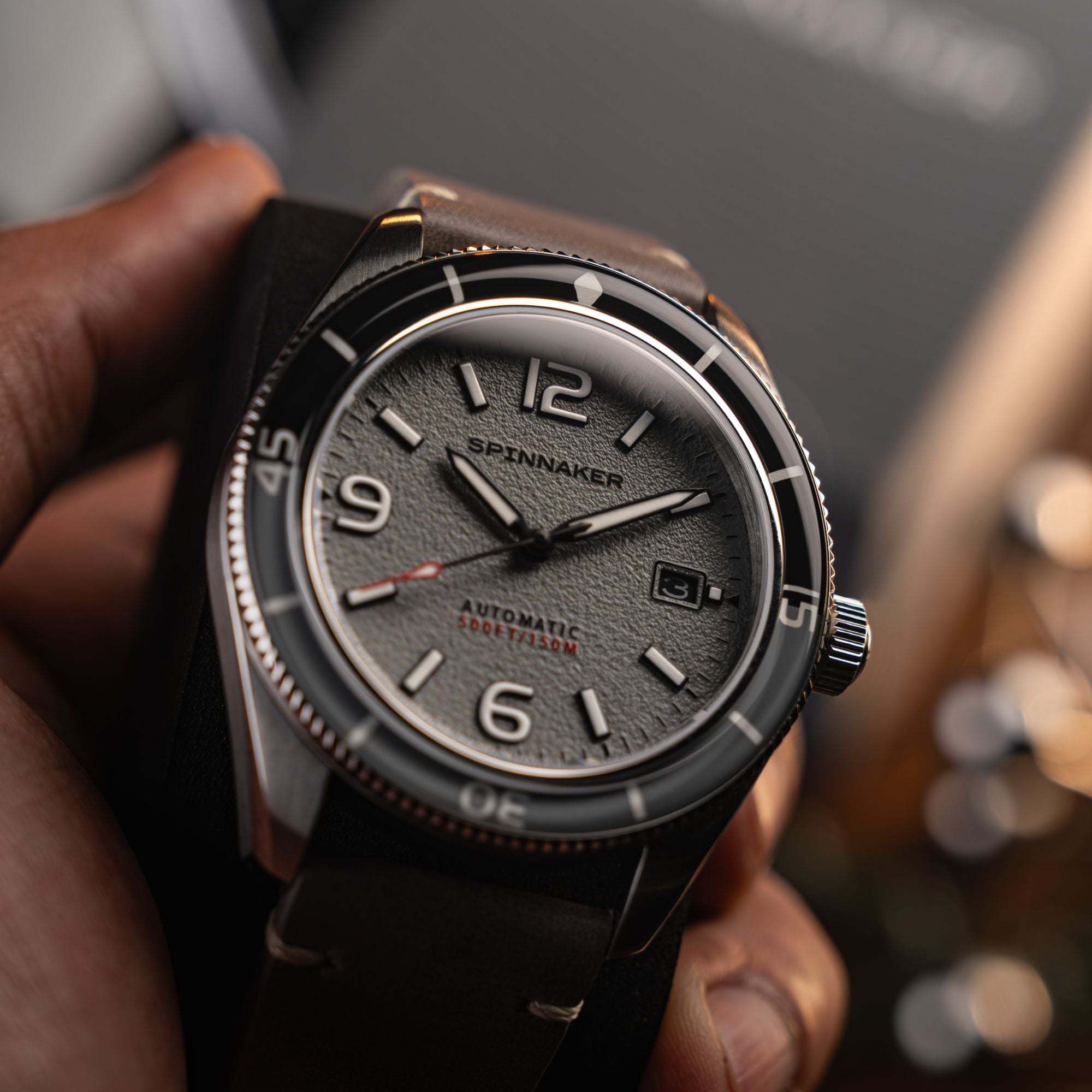 SPINNAKER Spinnaker Fleuss Automatic Ash Grey Men's Watch SP-5055-0H