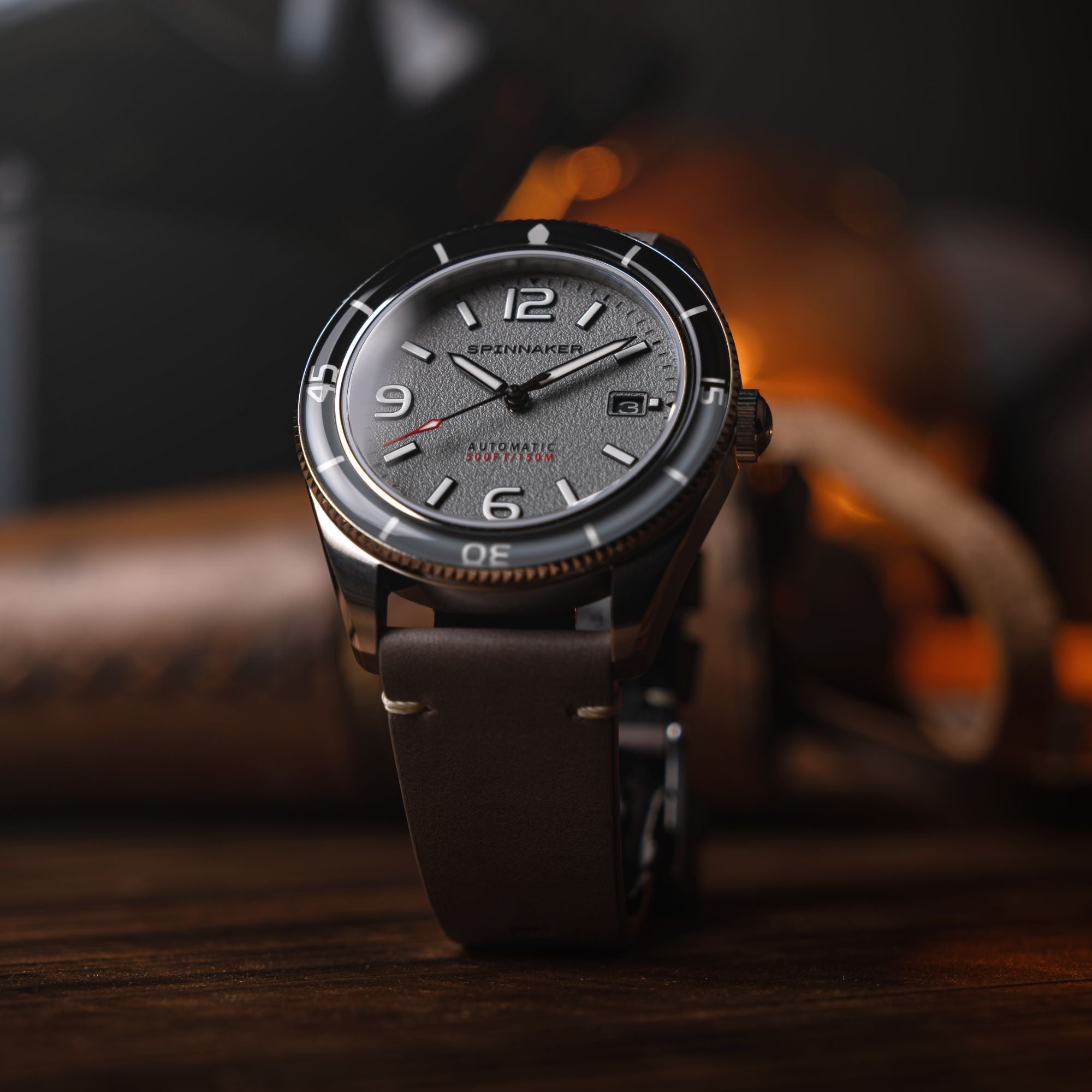 SPINNAKER Spinnaker Fleuss Automatic Ash Grey Men's Watch SP-5055-0H