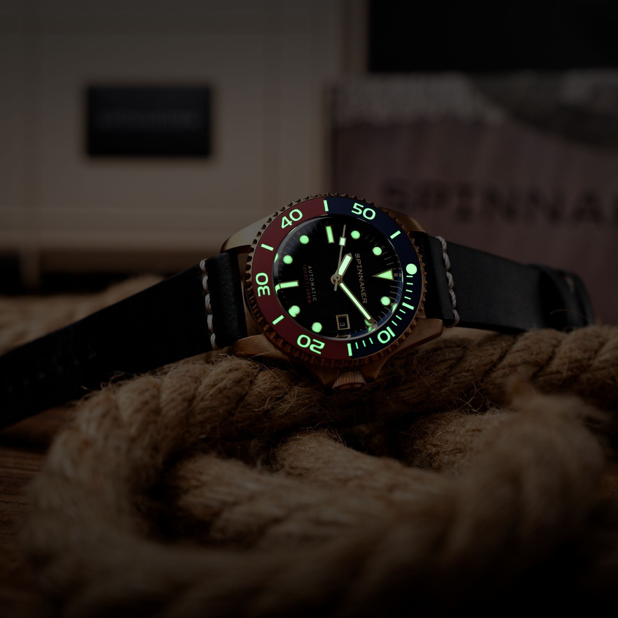 SPINNAKER Spinnaker Tesei Bronze Swiss Automatic Soda Black Men's Watch SP-5060-08