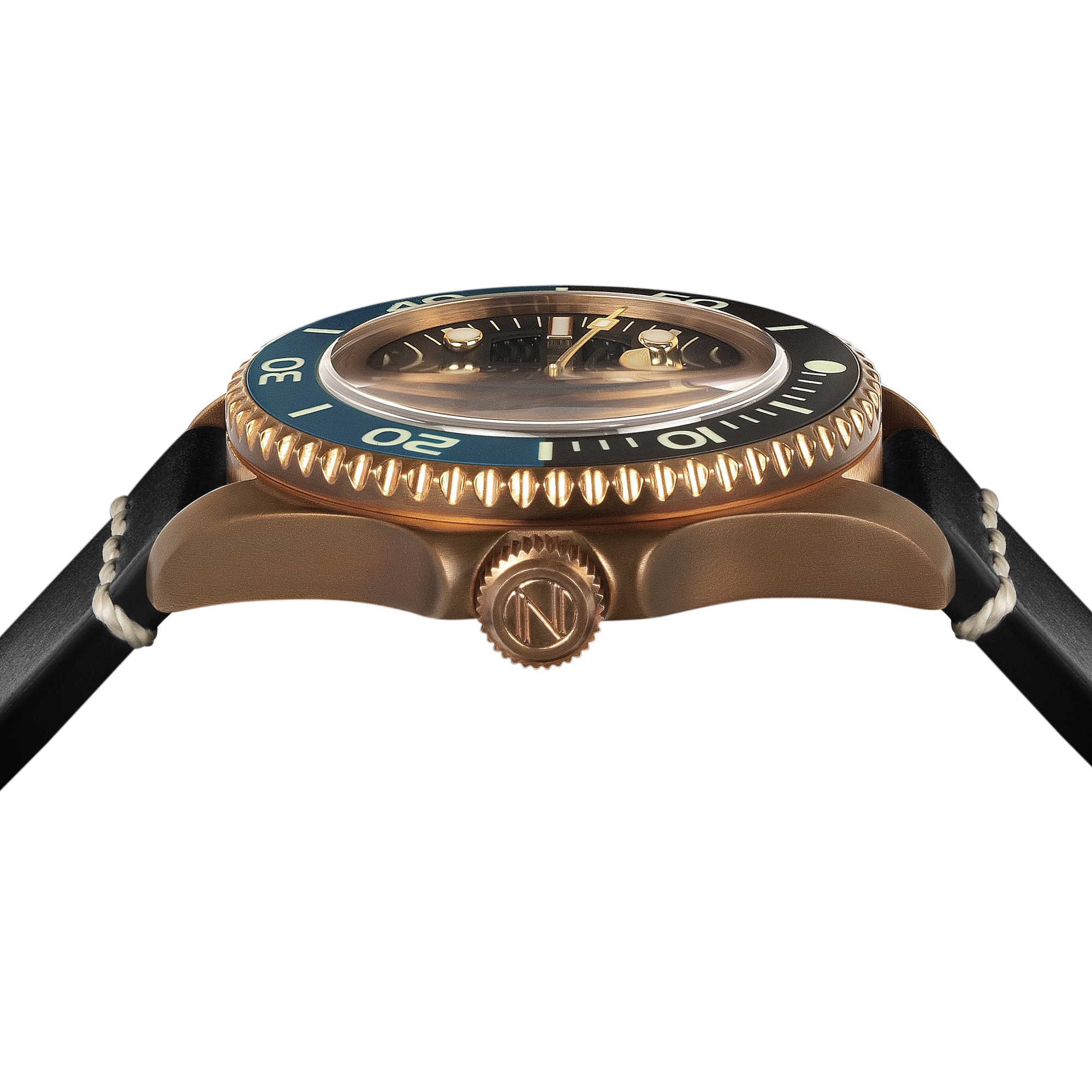 SPINNAKER Spinnaker Tesei Bronze Swiss Automatic Midnight Blue Men's Watch SP-5060-0A