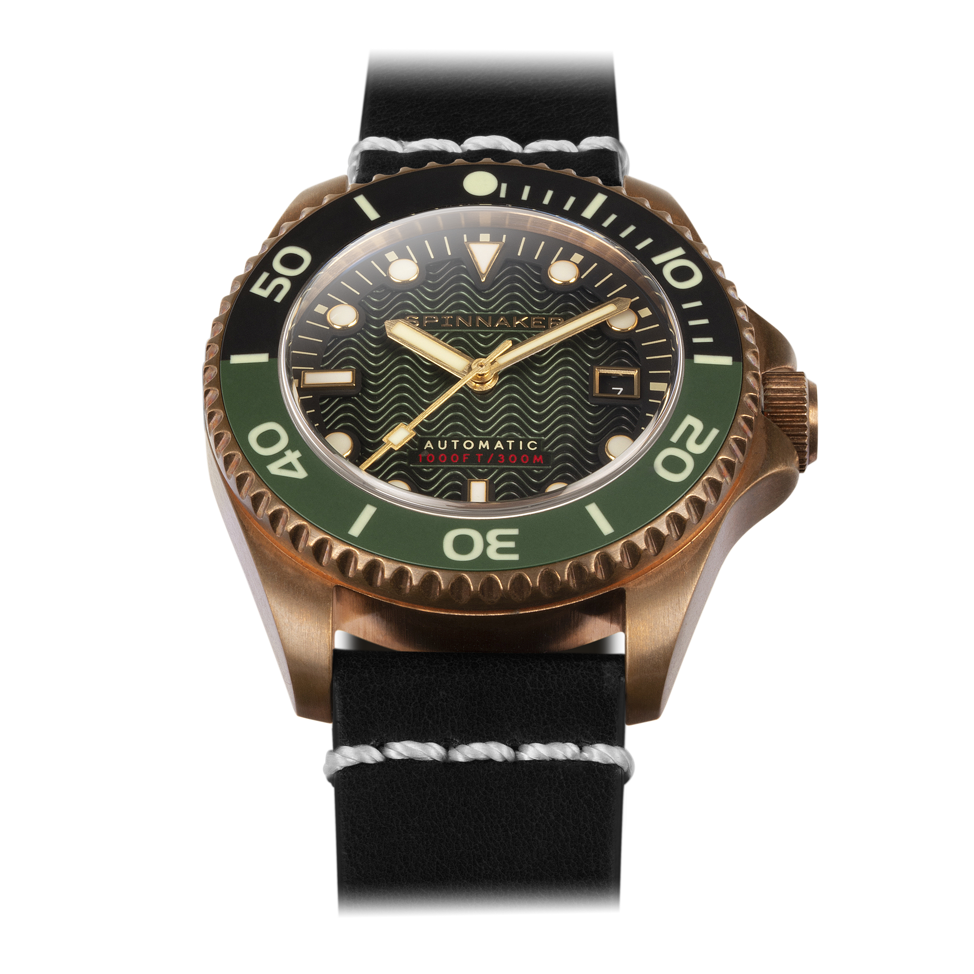 SPINNAKER Spinnaker Tesei Bronze Swiss Automatic Forest Green Men's Watch SP-5060-0B