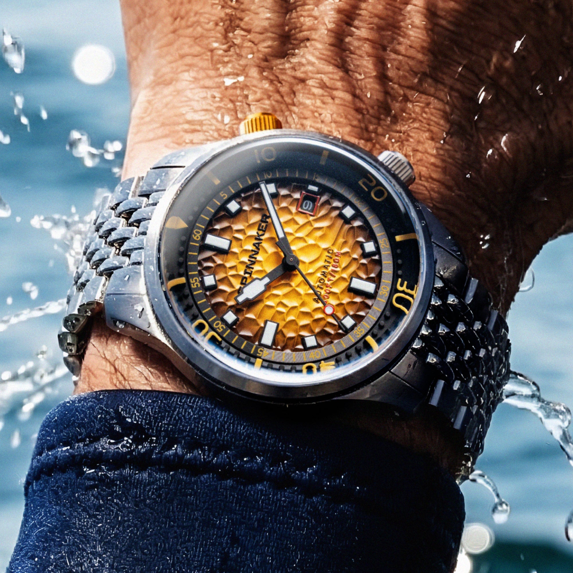 Spinnaker Bradner Automatic Saffron Splash Men's Watch SP-5062-88