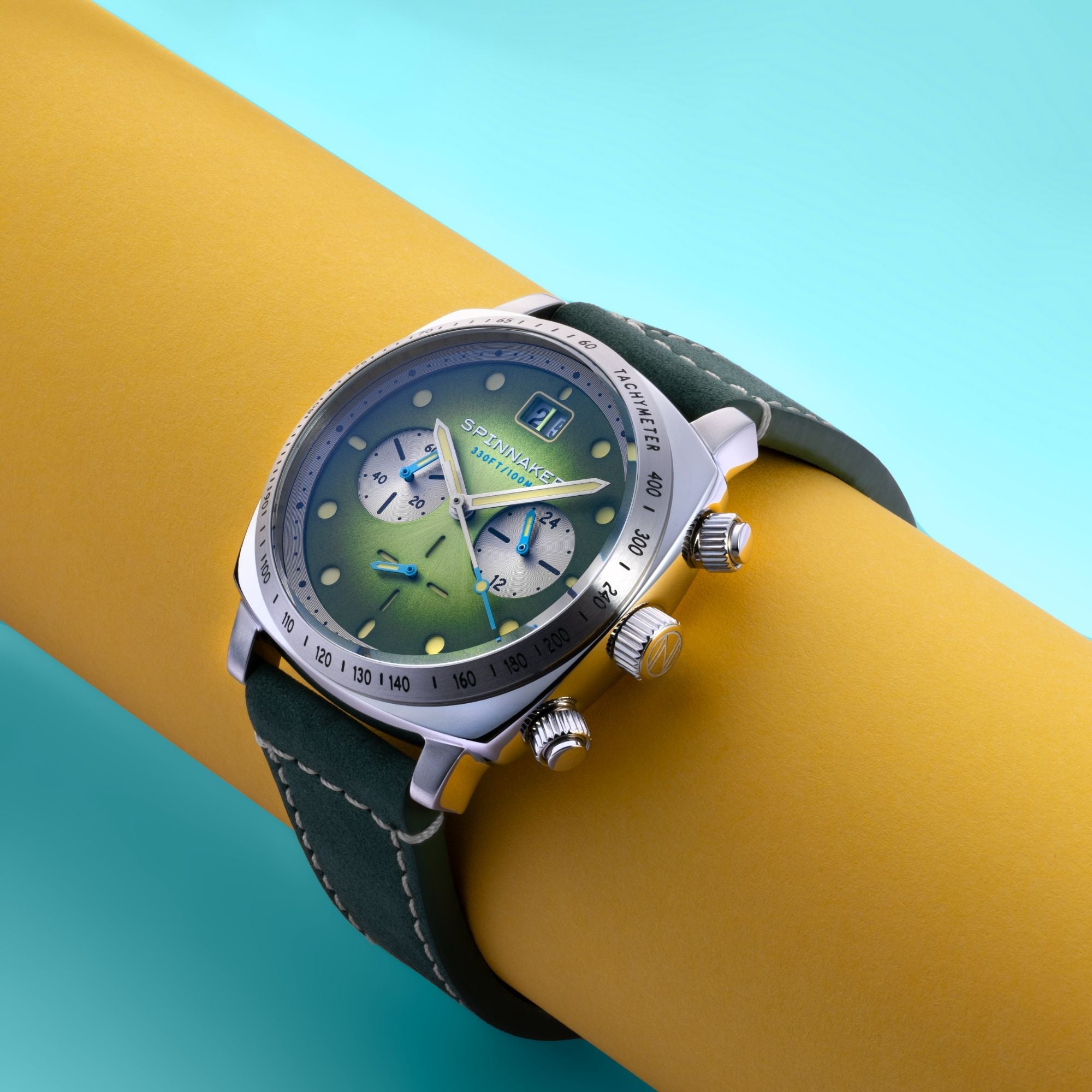 SPINNAKER Spinnaker Hull Chronograph Shire Green Men's Watch SP-5068-06