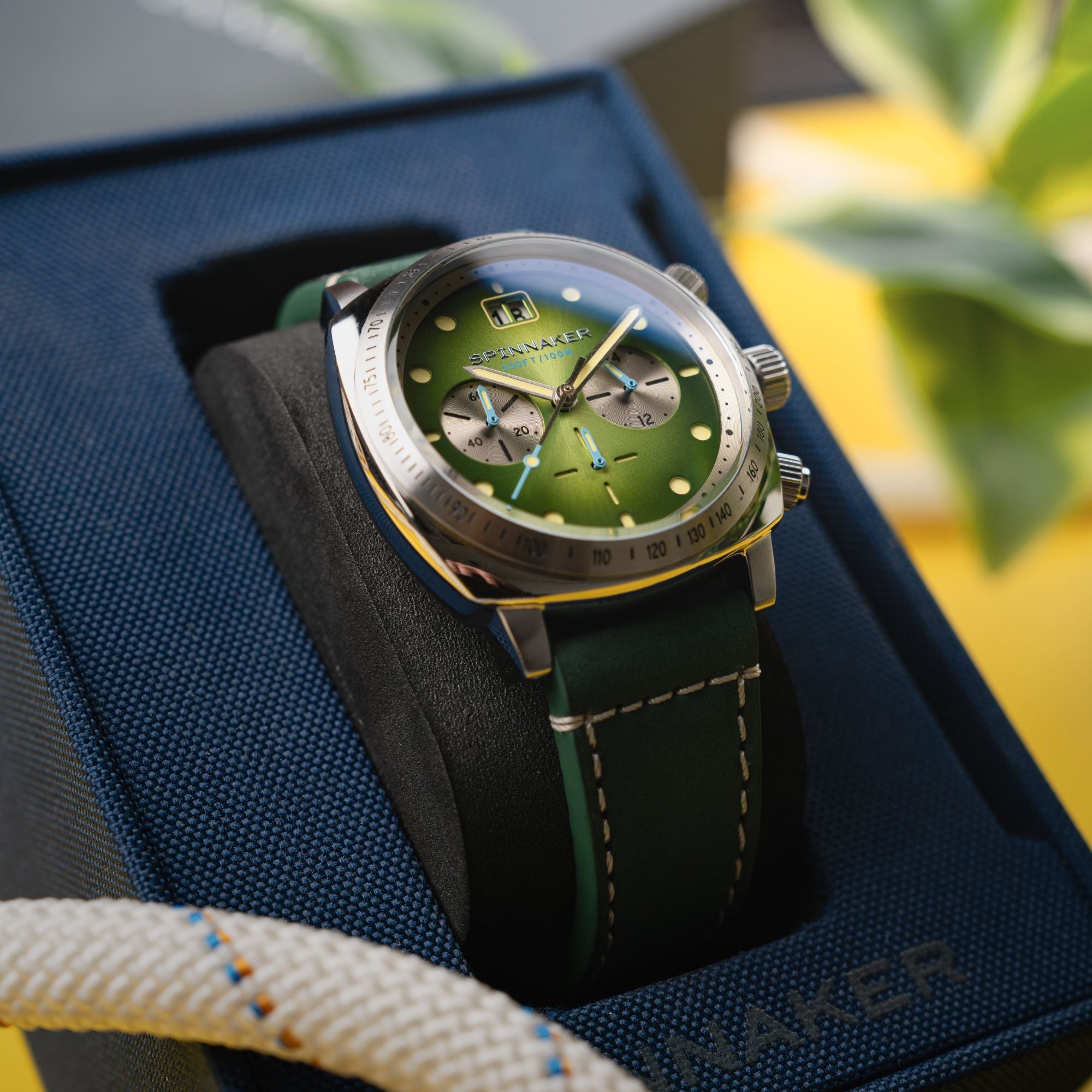 SPINNAKER Spinnaker Hull Chronograph Shire Green Men's Watch SP-5068-06