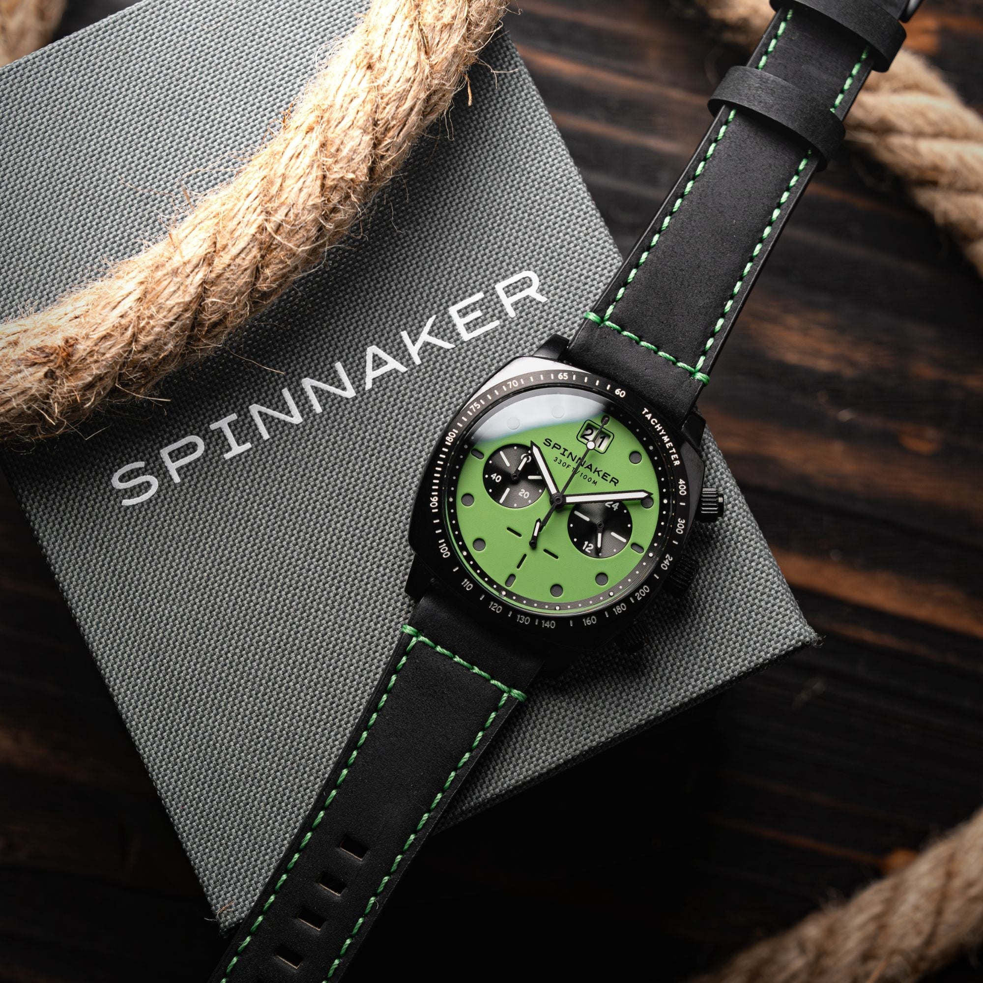 SPINNAKER Spinnaker Hull Chronograph Putting Green Men's Watch SP-5068-0A