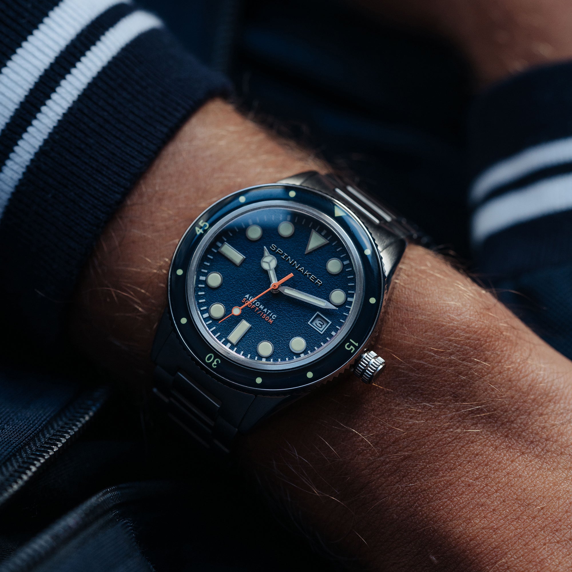 SPINNAKER Spinnaker Cahill Men's Japanese Automatic Admiral Blue Watch SP-5075-22