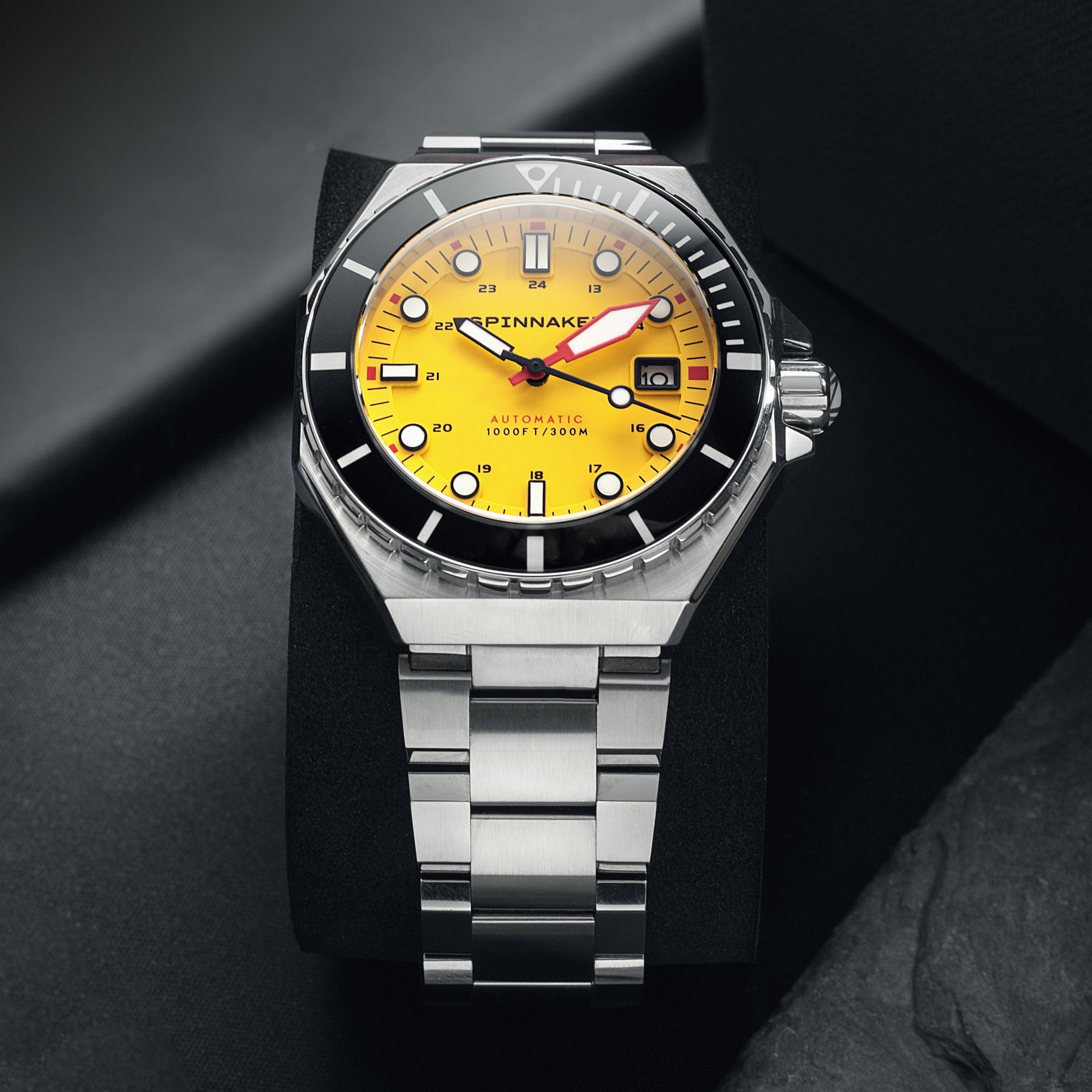 SPINNAKER Spinnaker Dumas Men's Japanese Automatic Hornet Yellow Watch SP-5081-II