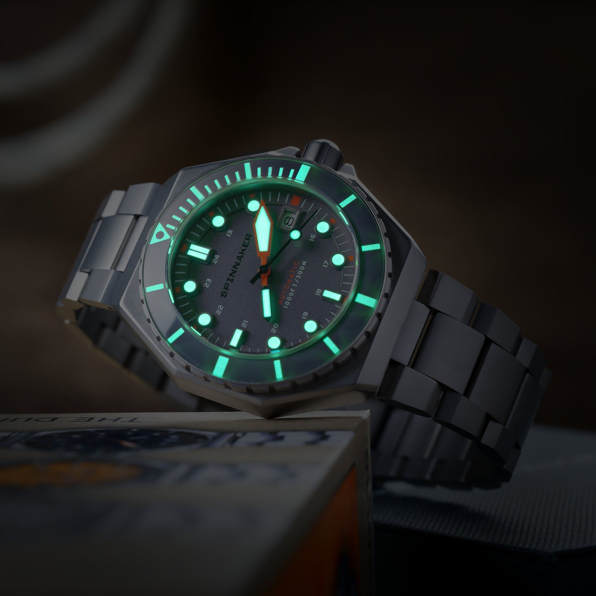 SPINNAKER Spinnaker Dumas Men's Japanese Automatic Chalk Grey Watch SP-5081-KK