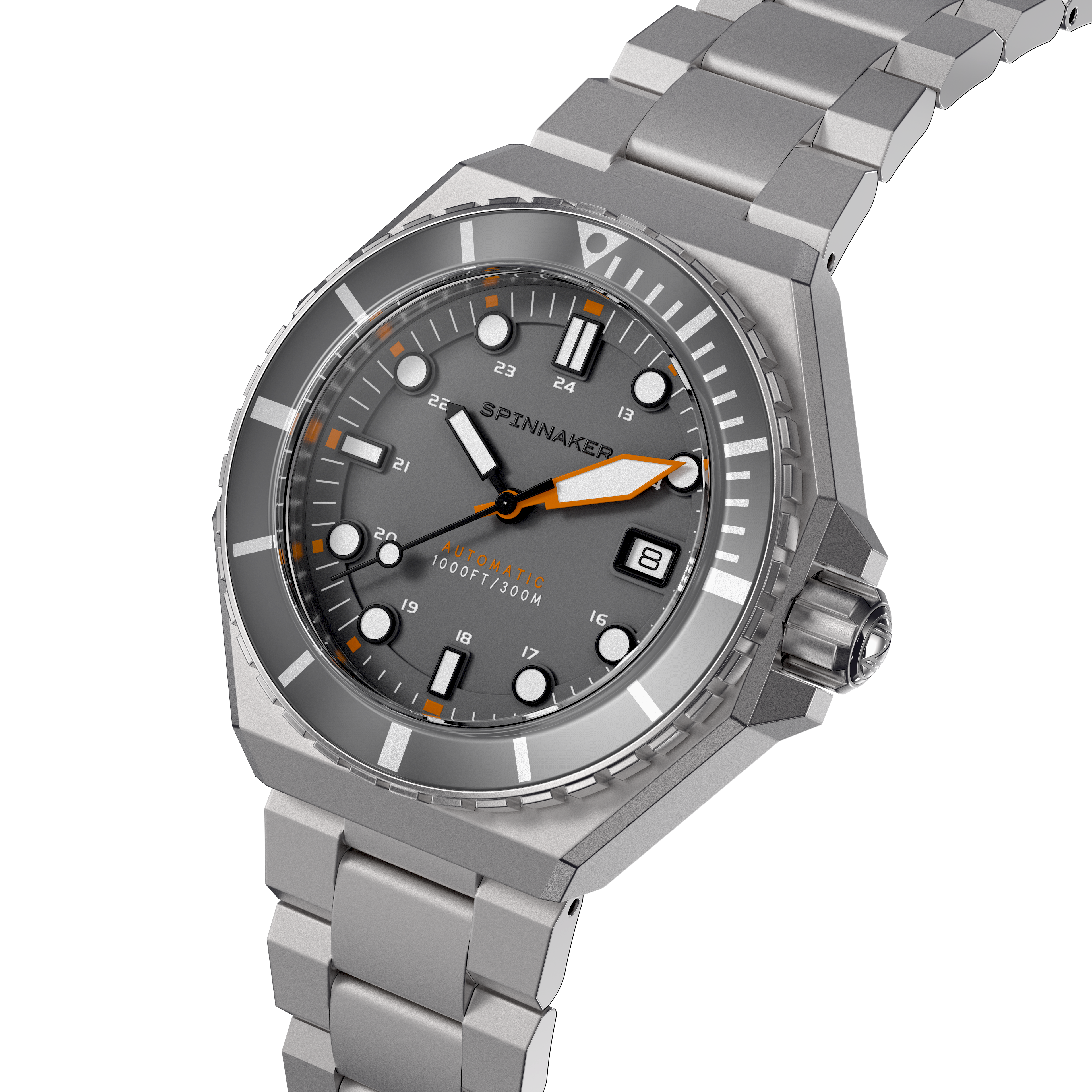 SPINNAKER Spinnaker Dumas Men's Japanese Automatic Chalk Grey Watch SP-5081-KK