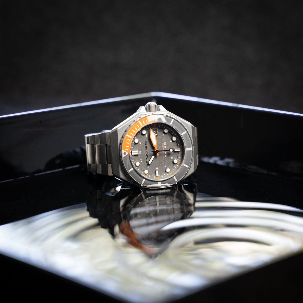 SPINNAKER Spinnaker Dumas Men's Japanese Automatic Sandblast Watch SP-5081-LL