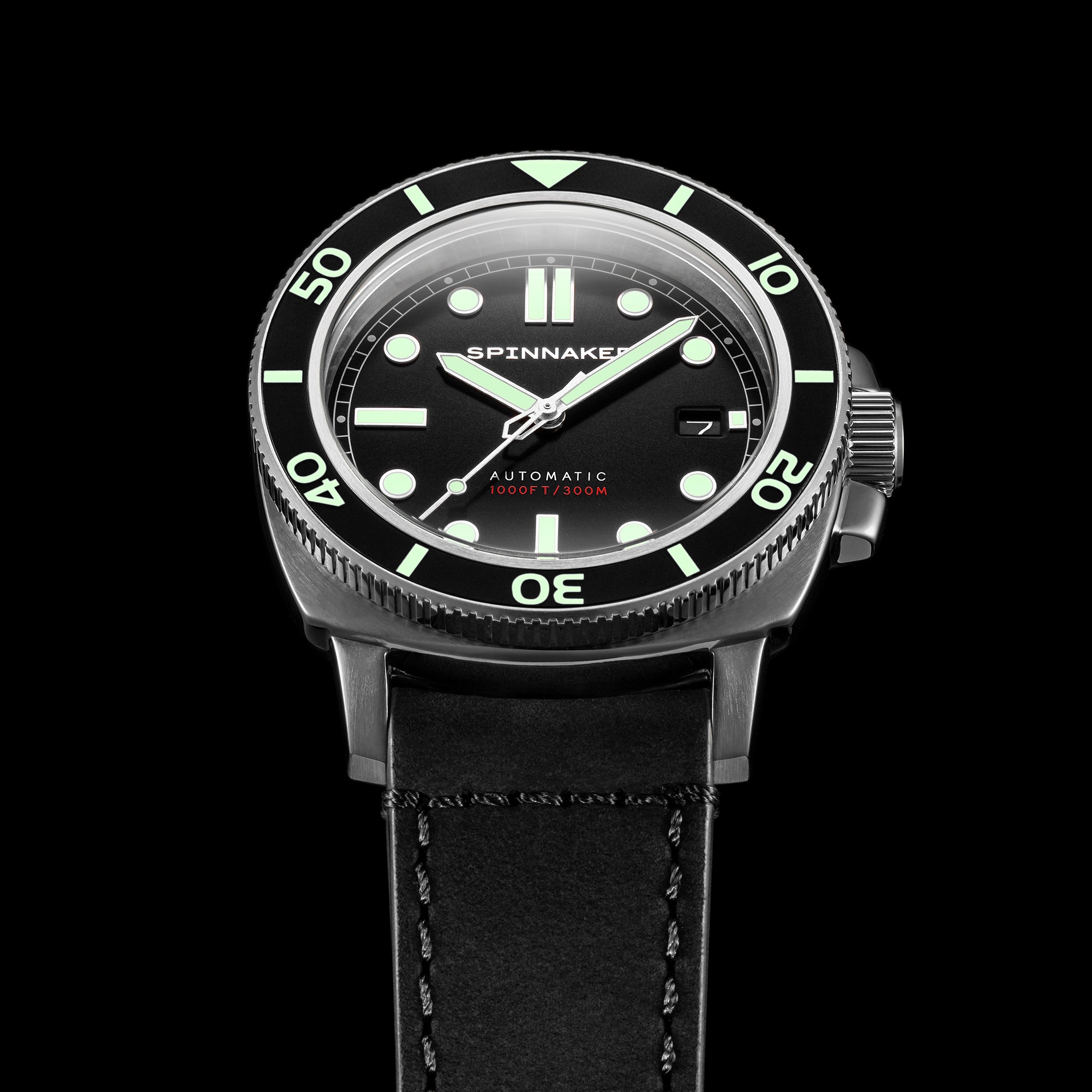 SPINNAKER Spinnaker Hull Diver Men's Automatic Tuxedo Black Watch SP-5088-01