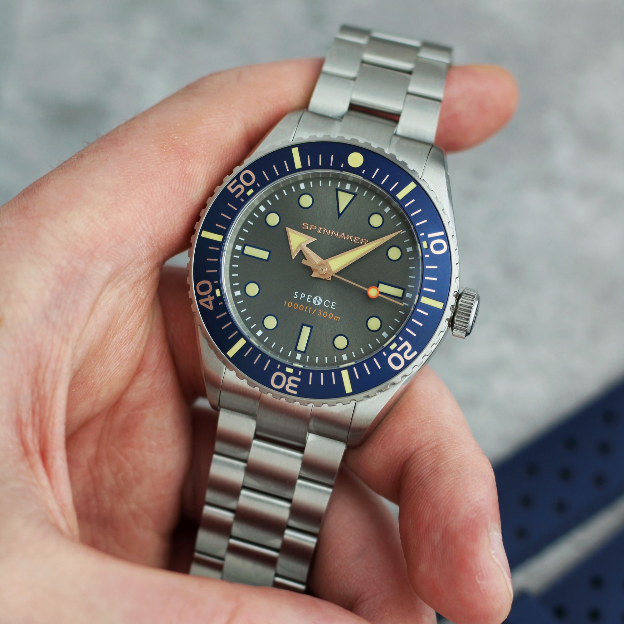 SPINNAKER Spinnaker Spence 300 Automatic Gunmetal Men's Watch SP-5097-77