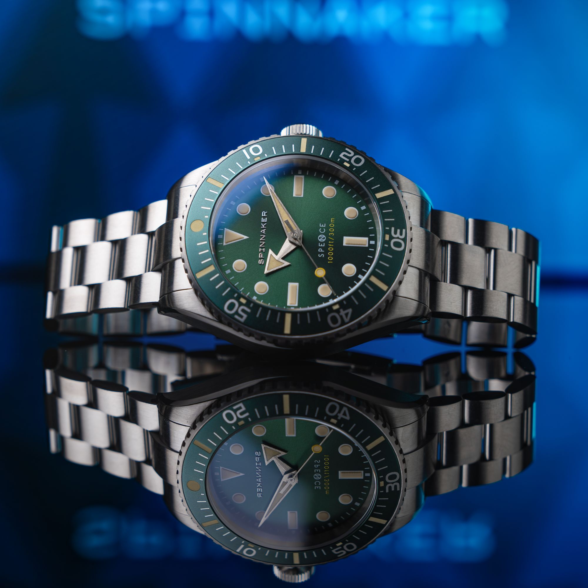 SPINNAKER Spinnaker Spence 300 Automatic Olive Men's Watch SP-5097-88