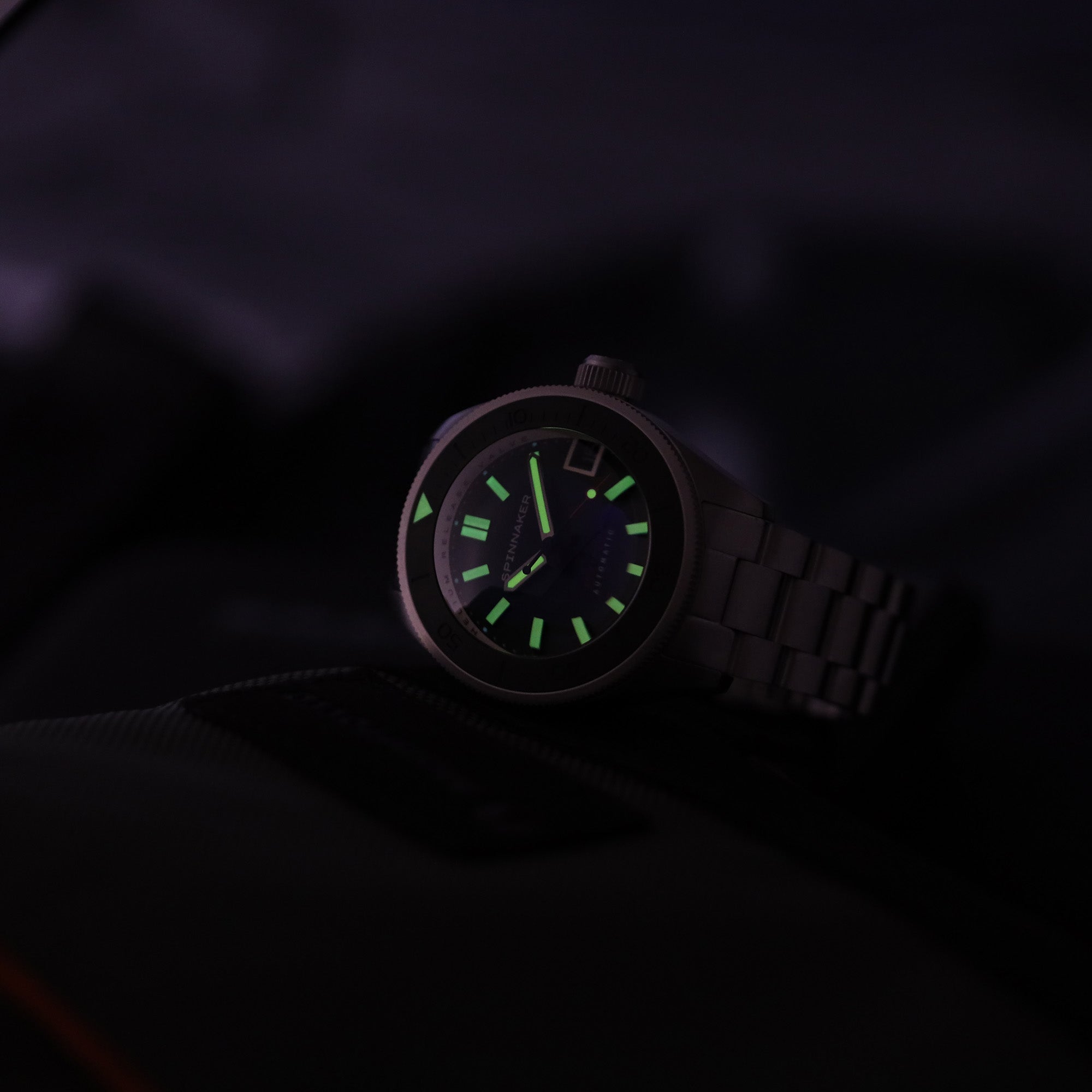 SPINNAKER Spinnaker Piccard Men's Japanese Automatic Hunter Green Watch SP-5098-11