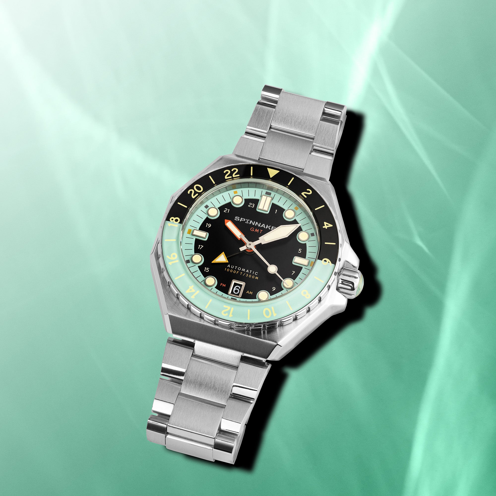 SPINNAKER Spinnaker Dark Turquoise Dumas GMT Automatic Men's Watch SP-5119-33