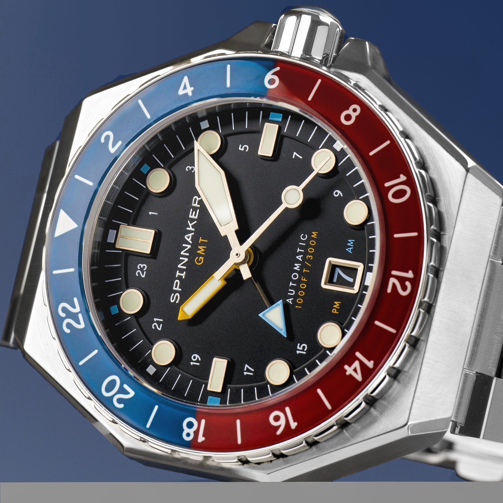 SPINNAKER Spinnaker Cobalt Crimson Dumas GMT Automatic Men's Watch SP-5119-44